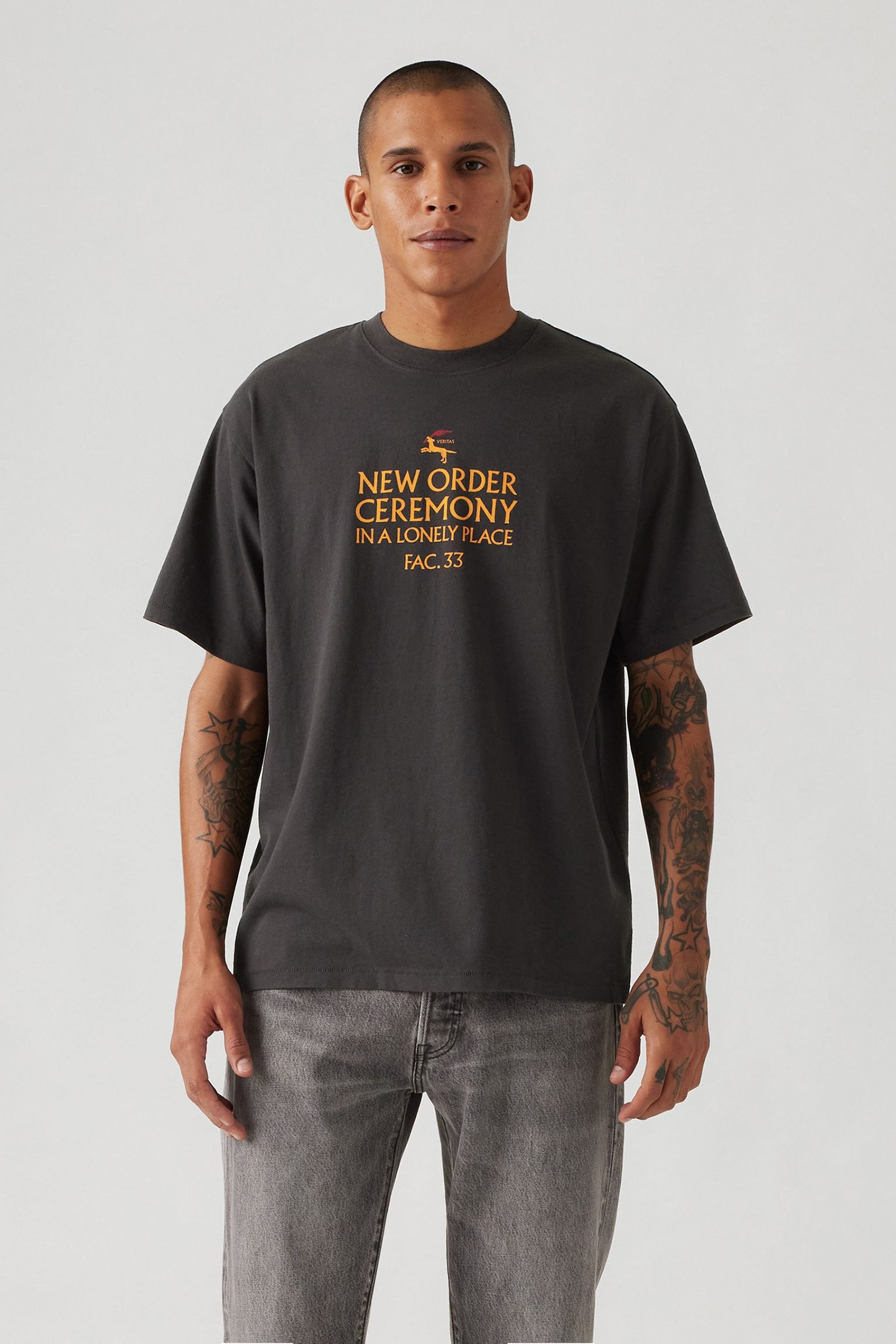 BAND TEE NEW ORDER CEREMONY CAVIAR GRAPH by Levi's
