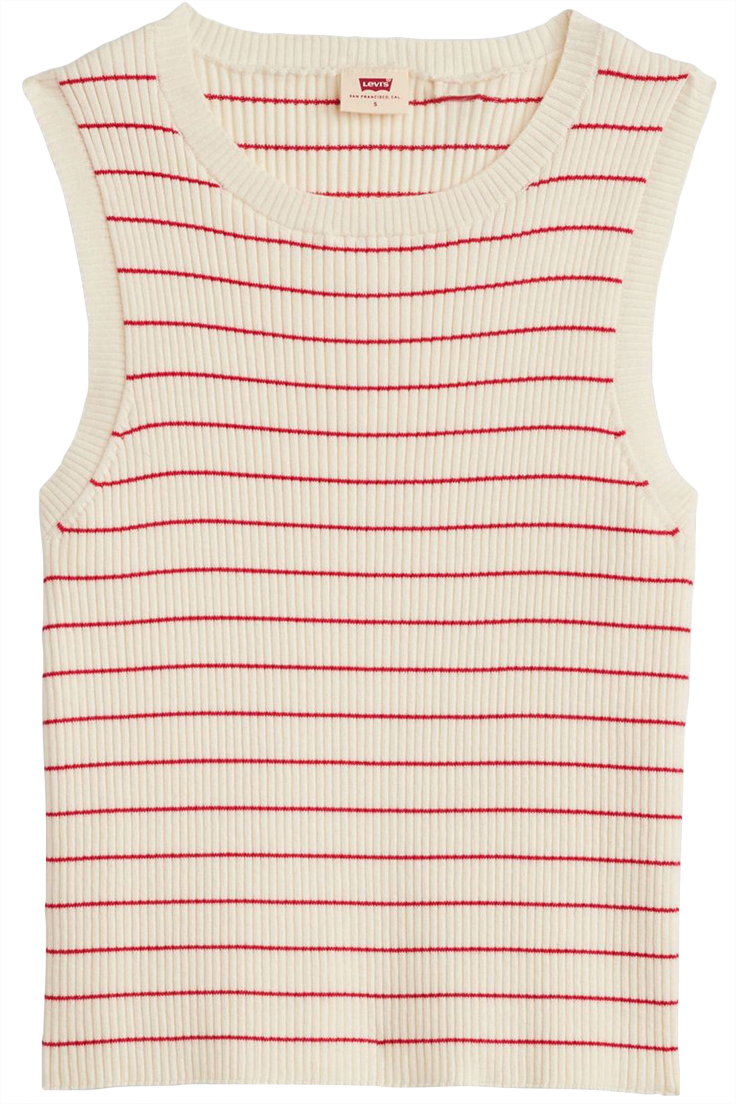 TULIP TANK JULES STRIPE EGRET 3