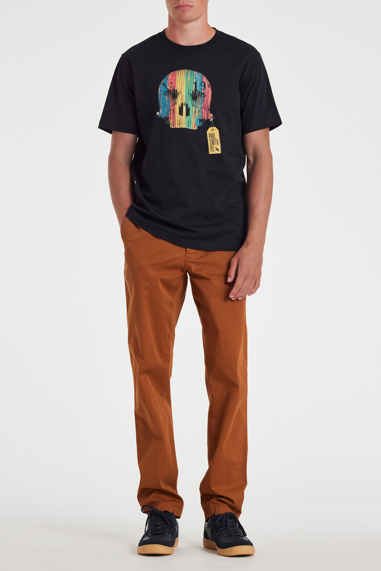 REG FIT TSHIRT ODEN SKULL VERY DARK NAVY 3