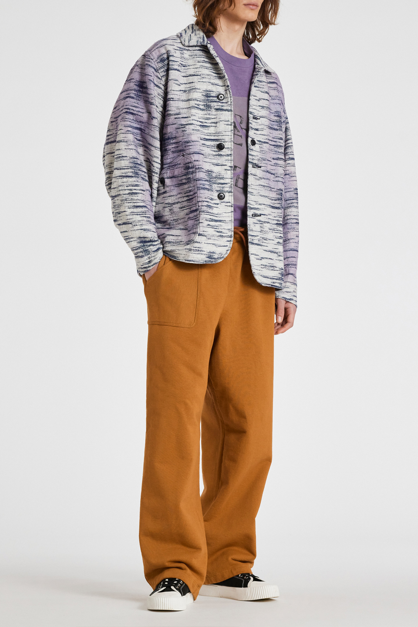 MENS ORANGE SWEATPANTS OCHRE 3