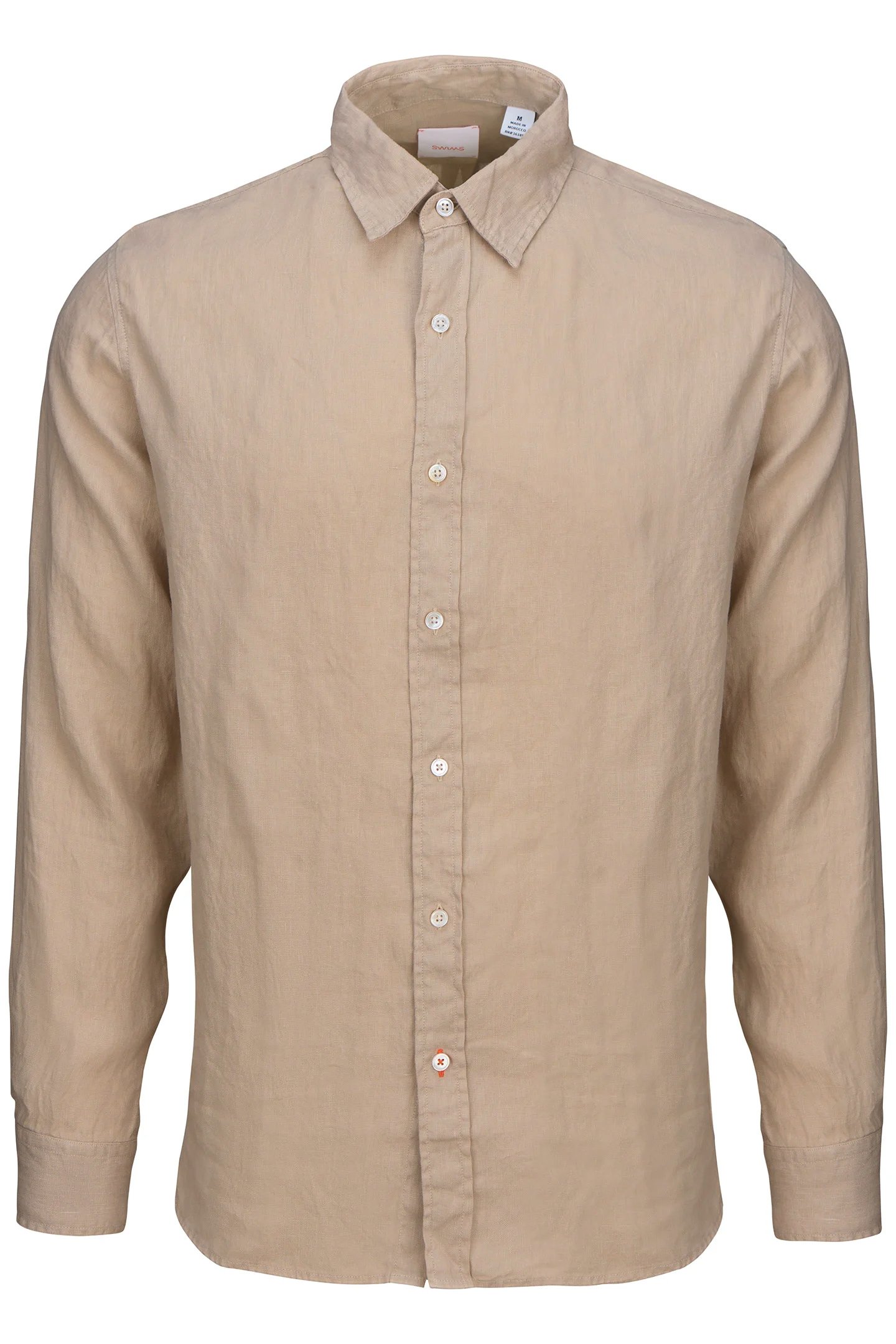 AMALFI LINEN SHIRT SAND DUNE 1