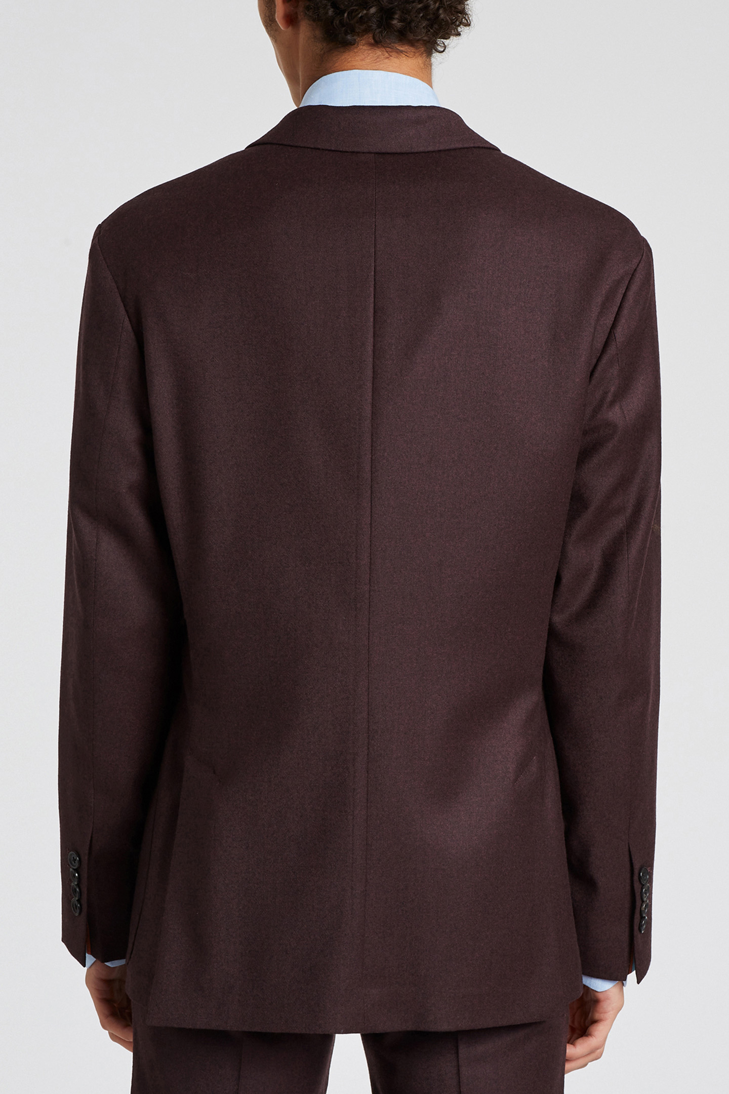 2 BUTTON PATCH POCKET JACKET VERY DARK RED 2