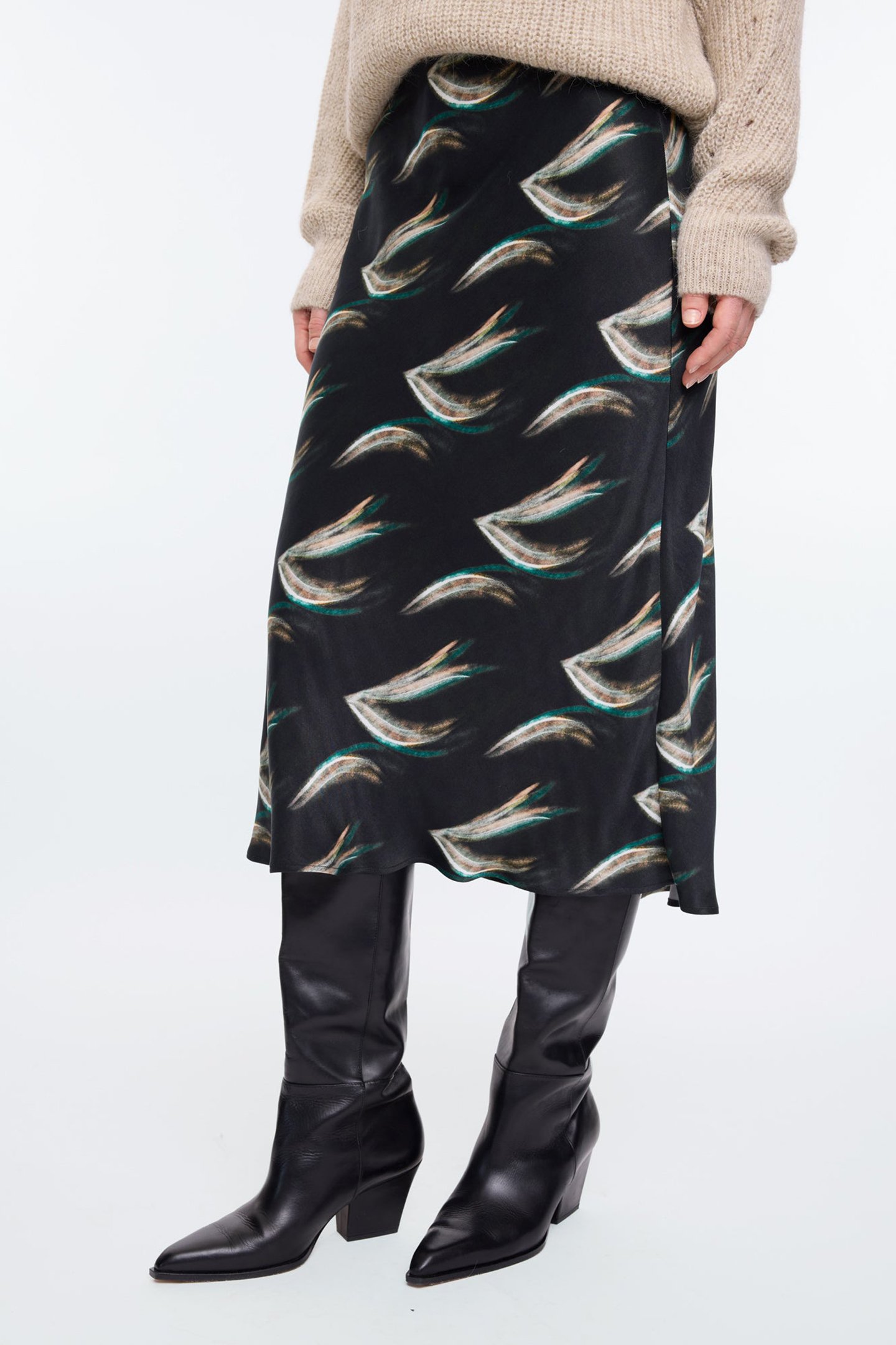 BIAS FADE SKIRT JETSET/FOREST/MARSHMALLOW by Vanilia