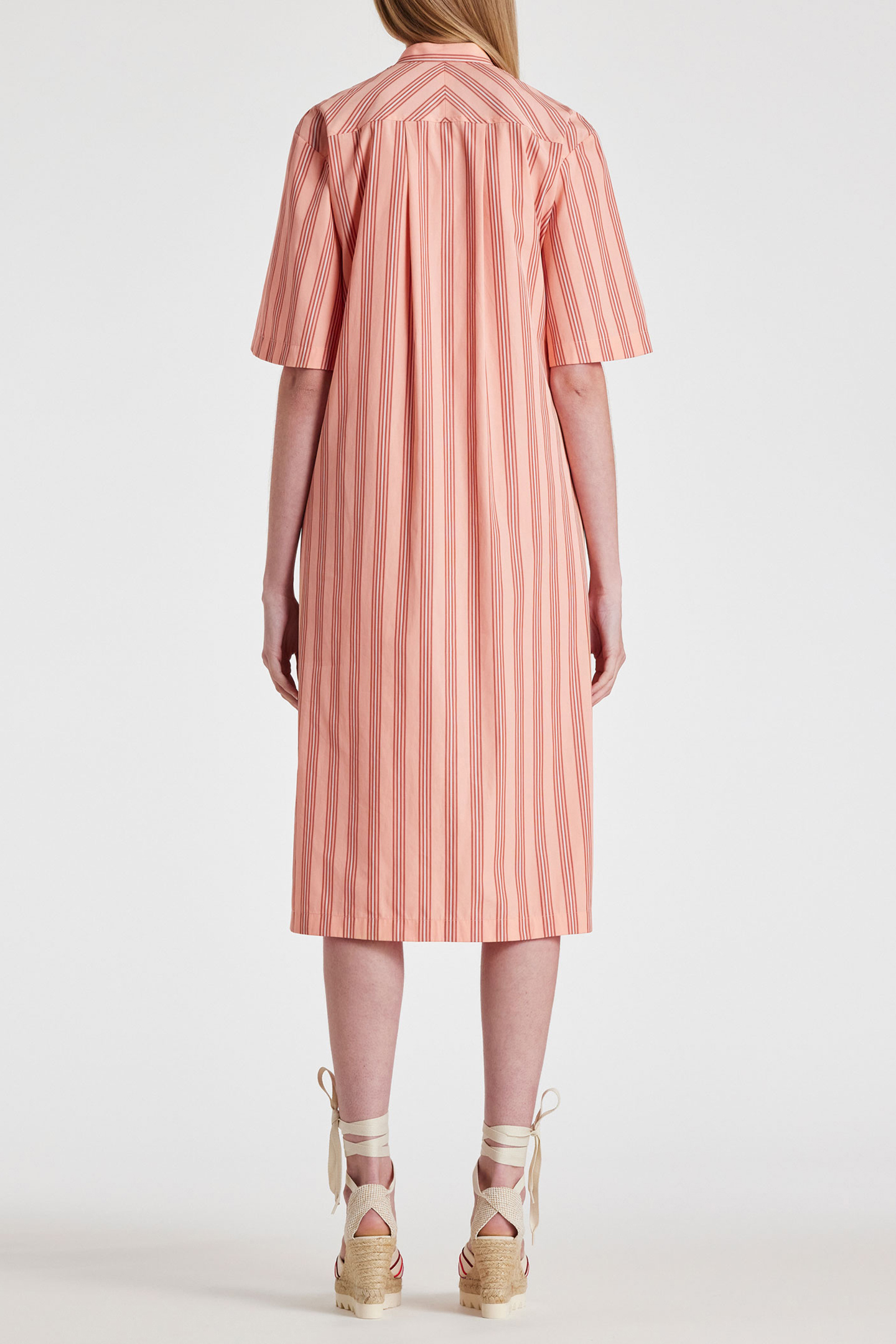 WOMENS DRESS CORAL RED 2