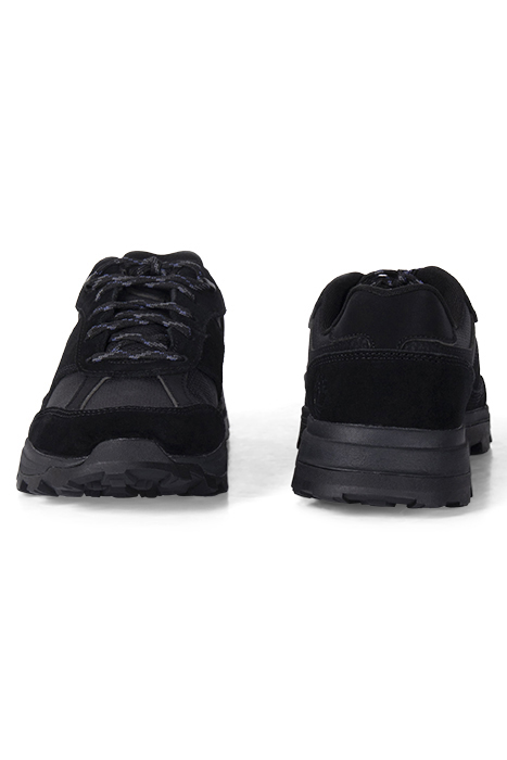 TREELINE LOW LACE UP SNEAKER BLACK SUEDE 2