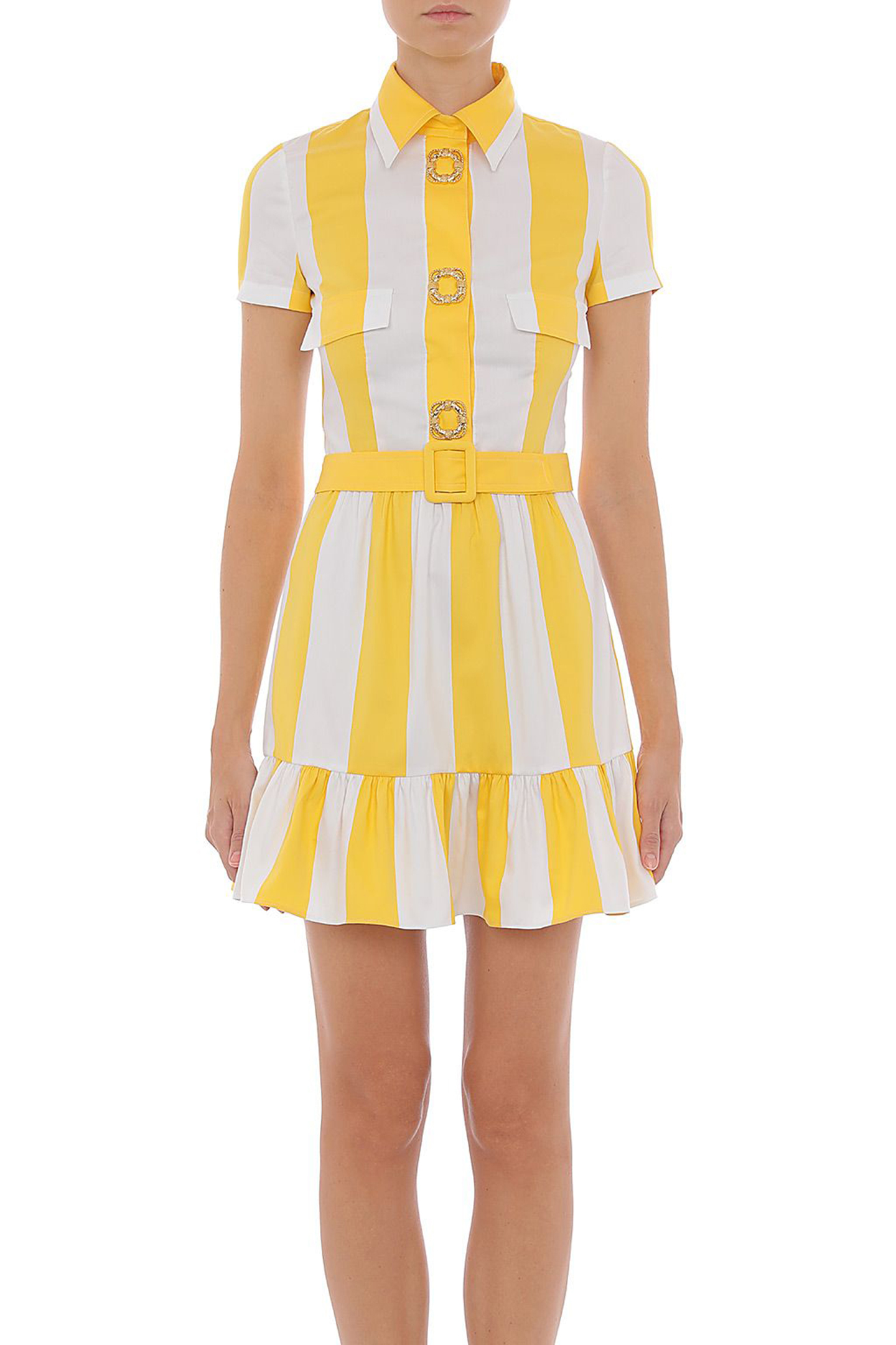 Moschino Dress Yellow Yellow Maat: 42 | Blousejurken Outlet | Dames | Geel