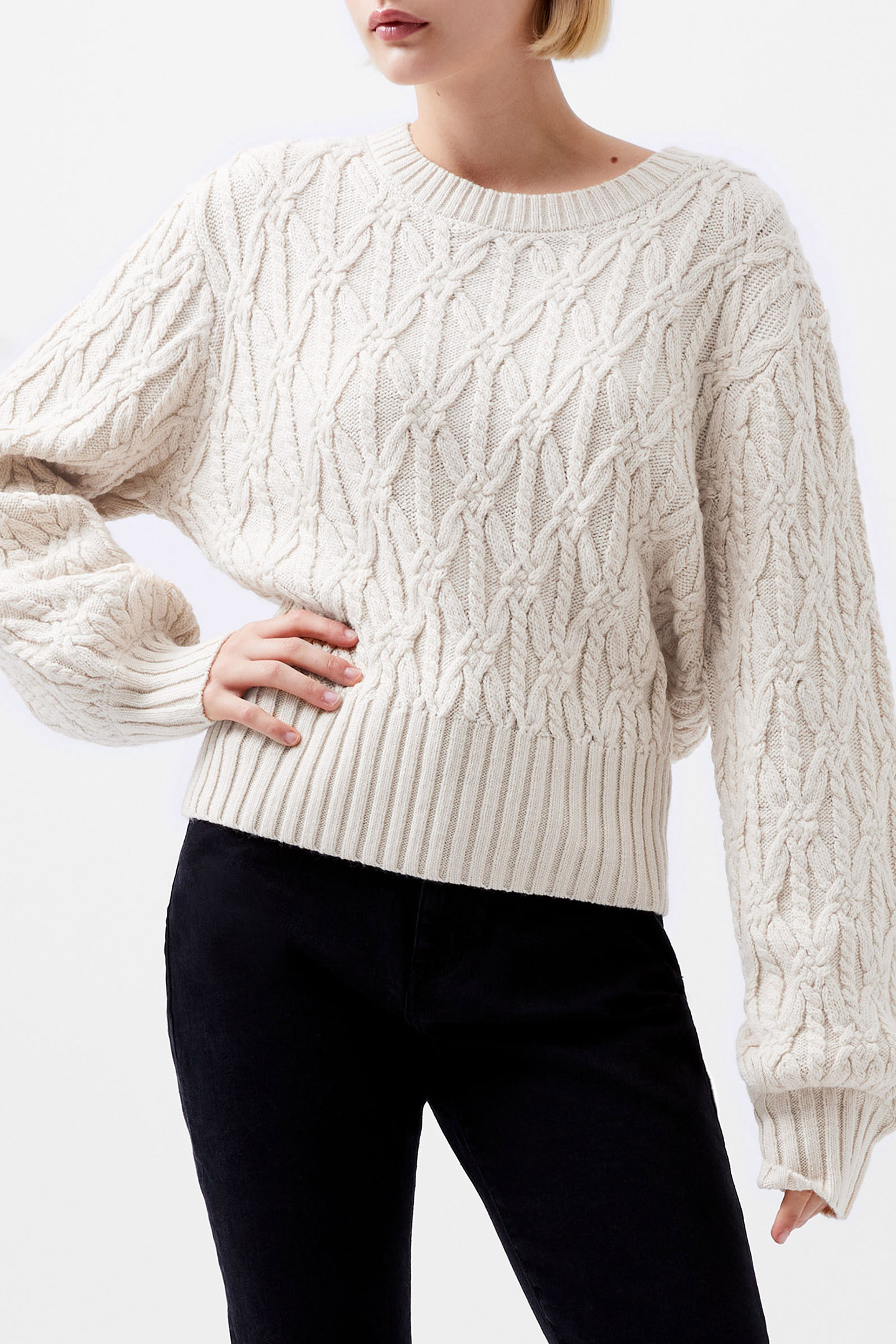 LAYON JINI JUMPER CLASSIC CREAM by French Connection
