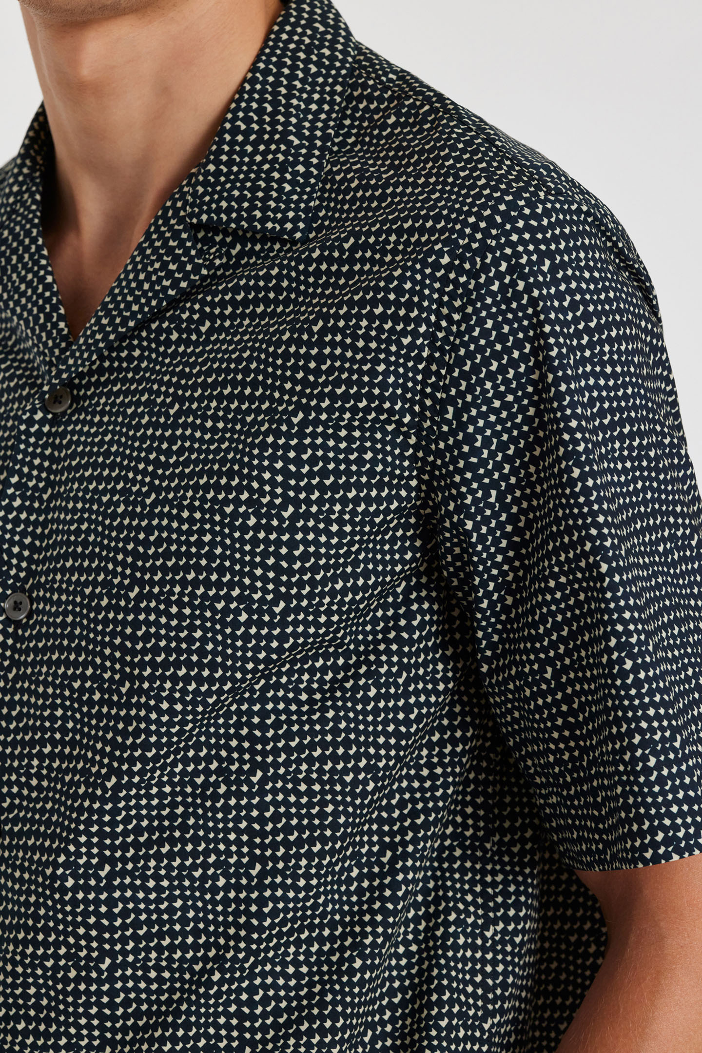 S/S REGULAR FIT SHIRT NAVY 4