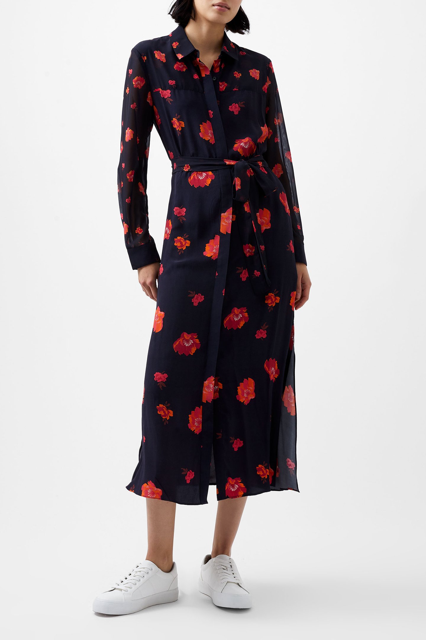 ELLA ROSE LS SHIRT DRESS MARINE MULTI by French Connection