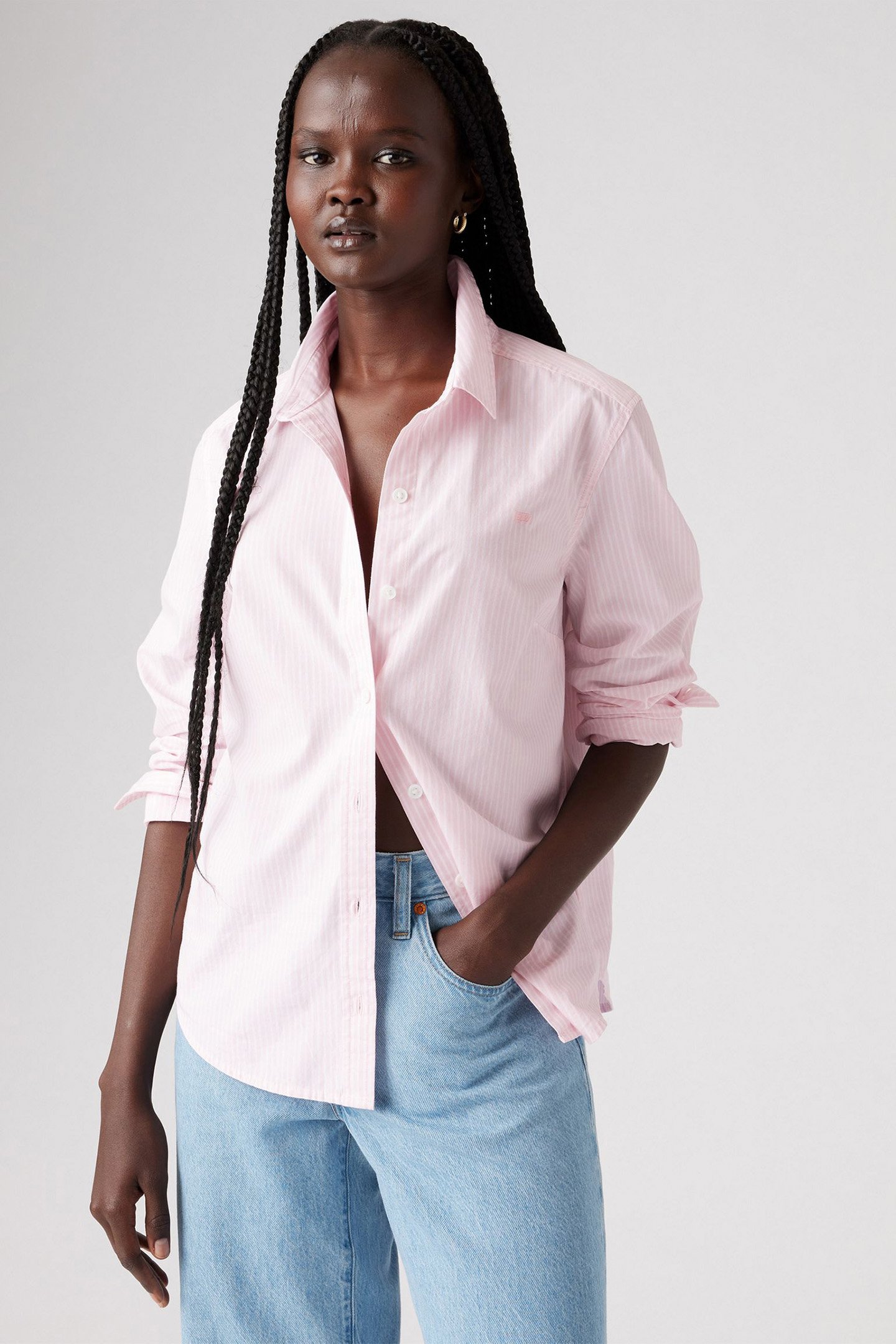 THE CLASSIC BW SHIRT REYNALDA STRIPE POT by Levi's