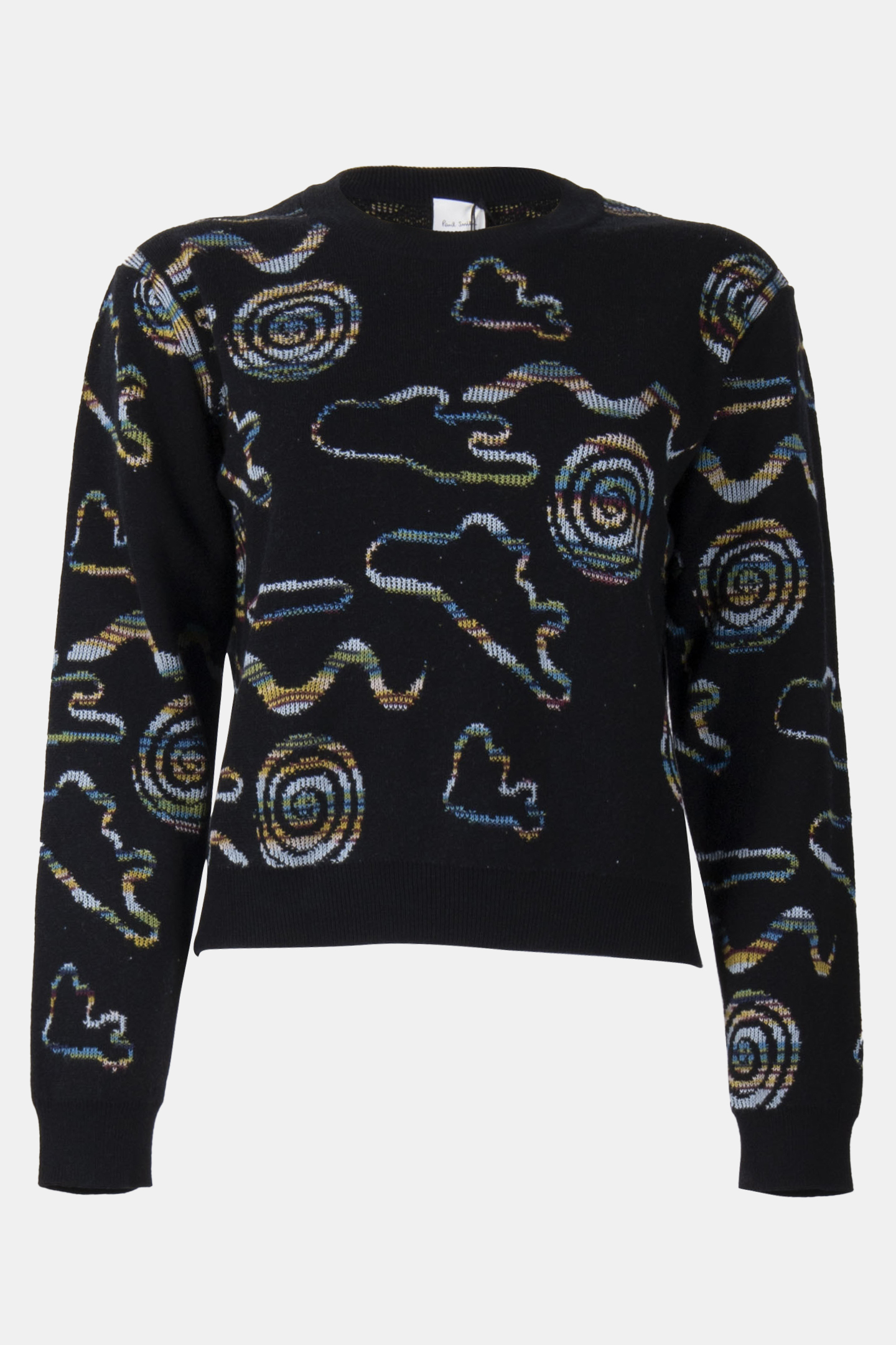 KNITTED SWEATER CREW NECK BLACK 3