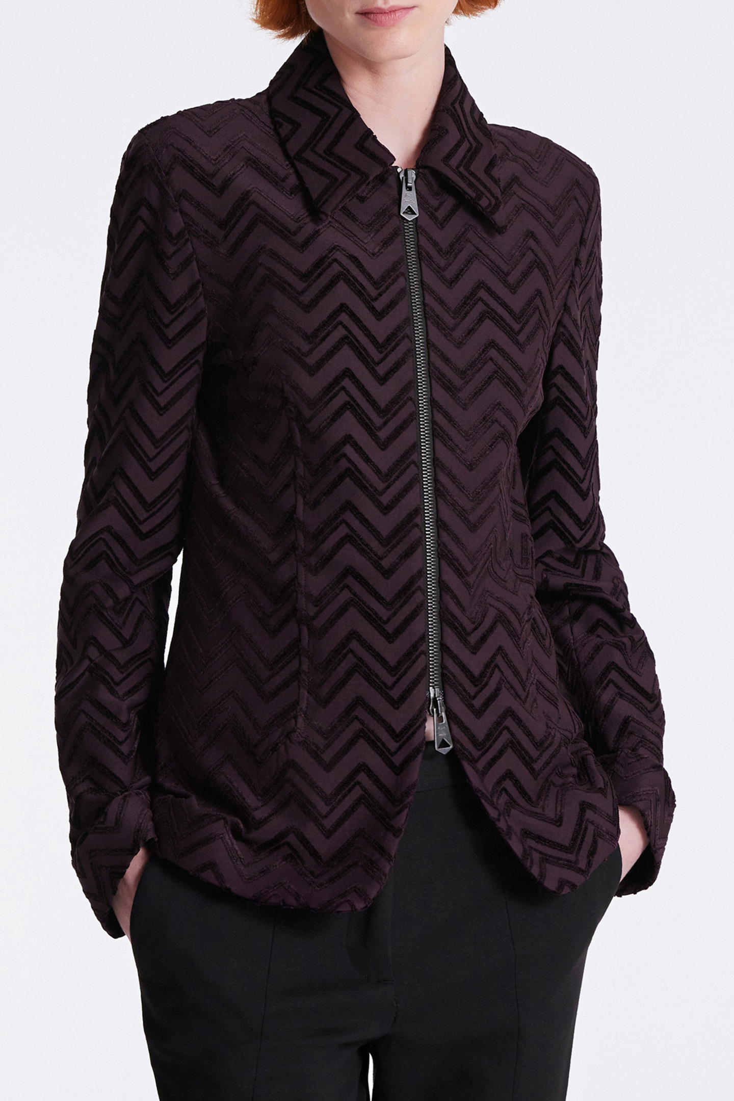 WOMENS JACKET DARK VIOLET 1