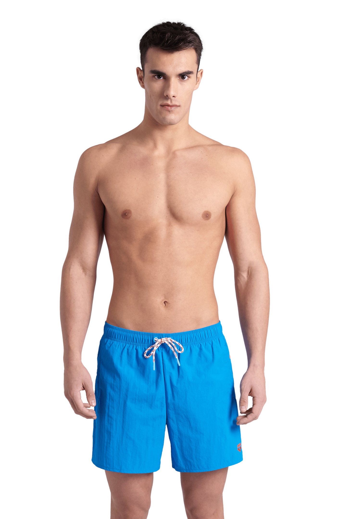 MEN'S ARENA PRO_FILE BEACH L-SHORT BLUE LAKE-CALYPSO CORAL by Arena