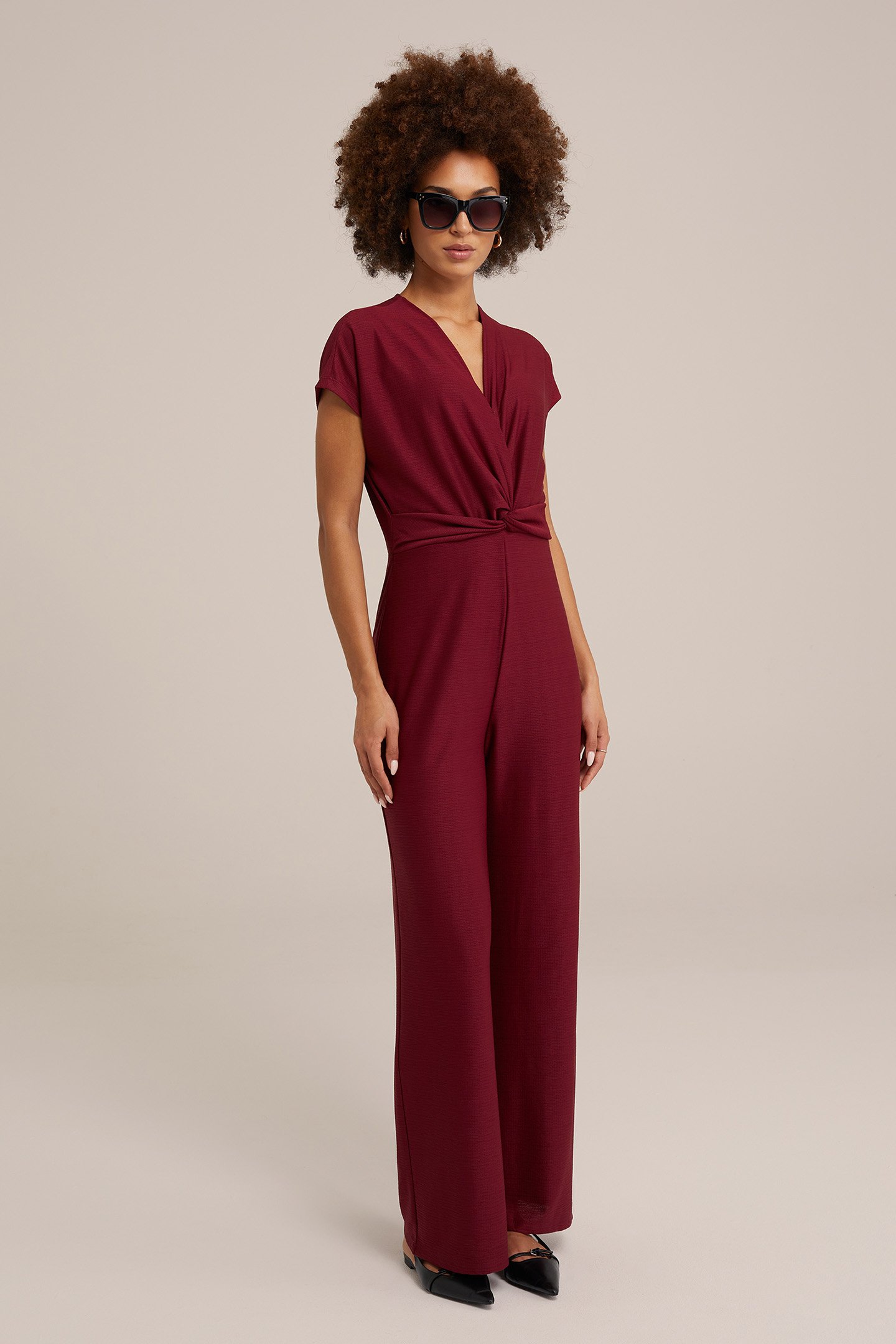 JUMPSUIT FIRE RED by WE Fashion