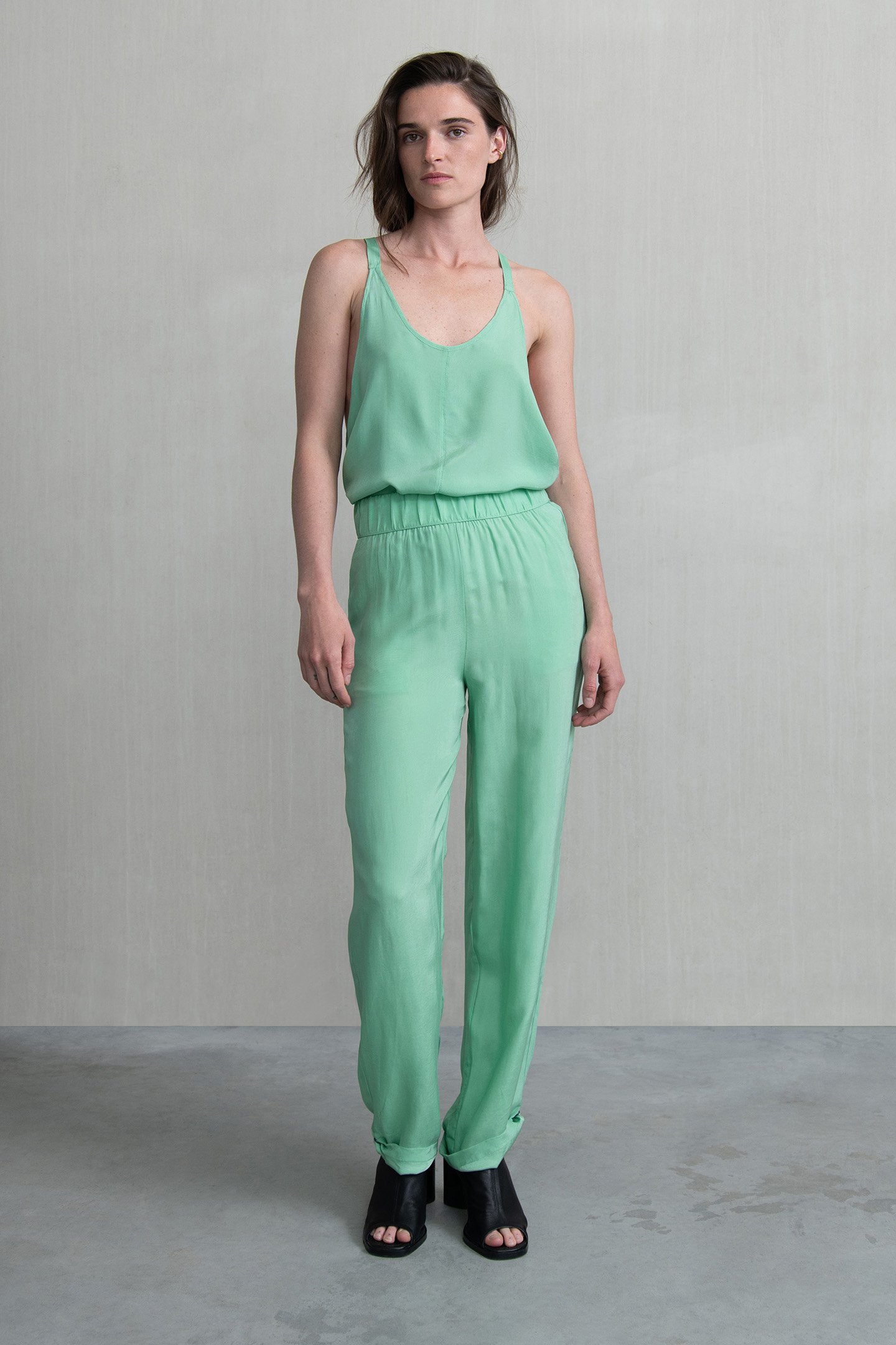 SANDA D TROUSERS MINT by Humanoid