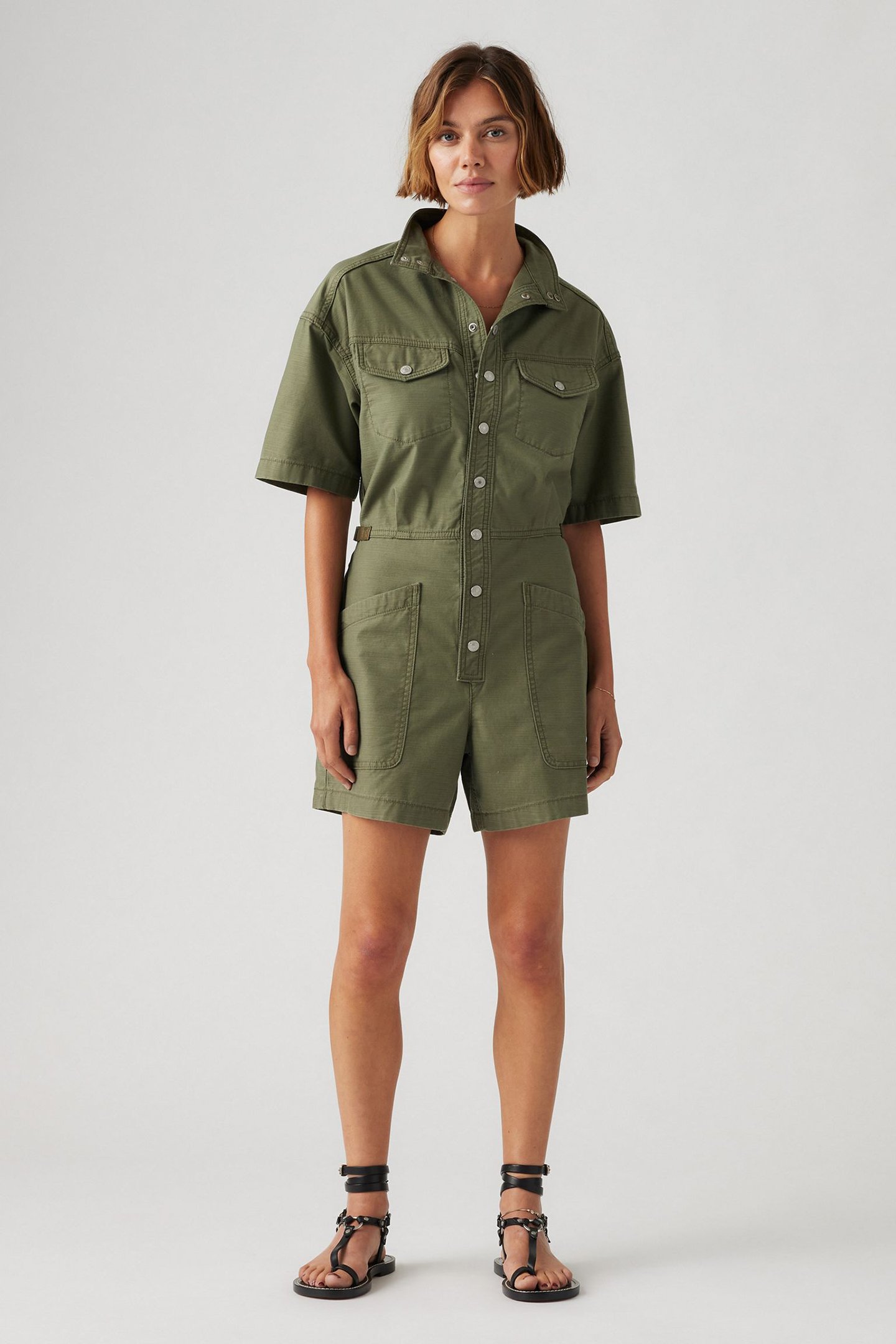 SS SURPLUS ROMPER OLIVE NIGHT by Levi's