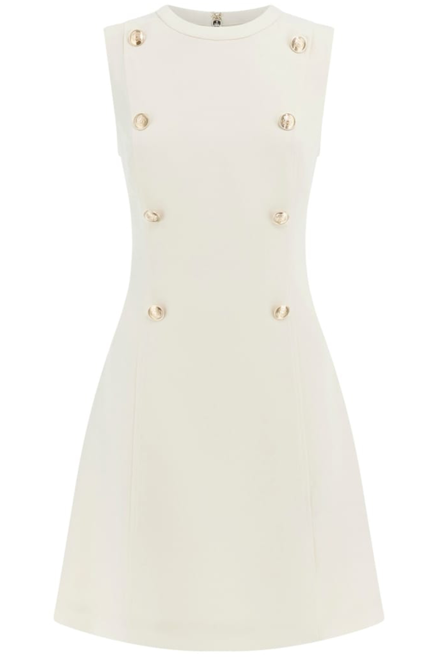 LEILA DRESS EGGSHELL ECRU 4