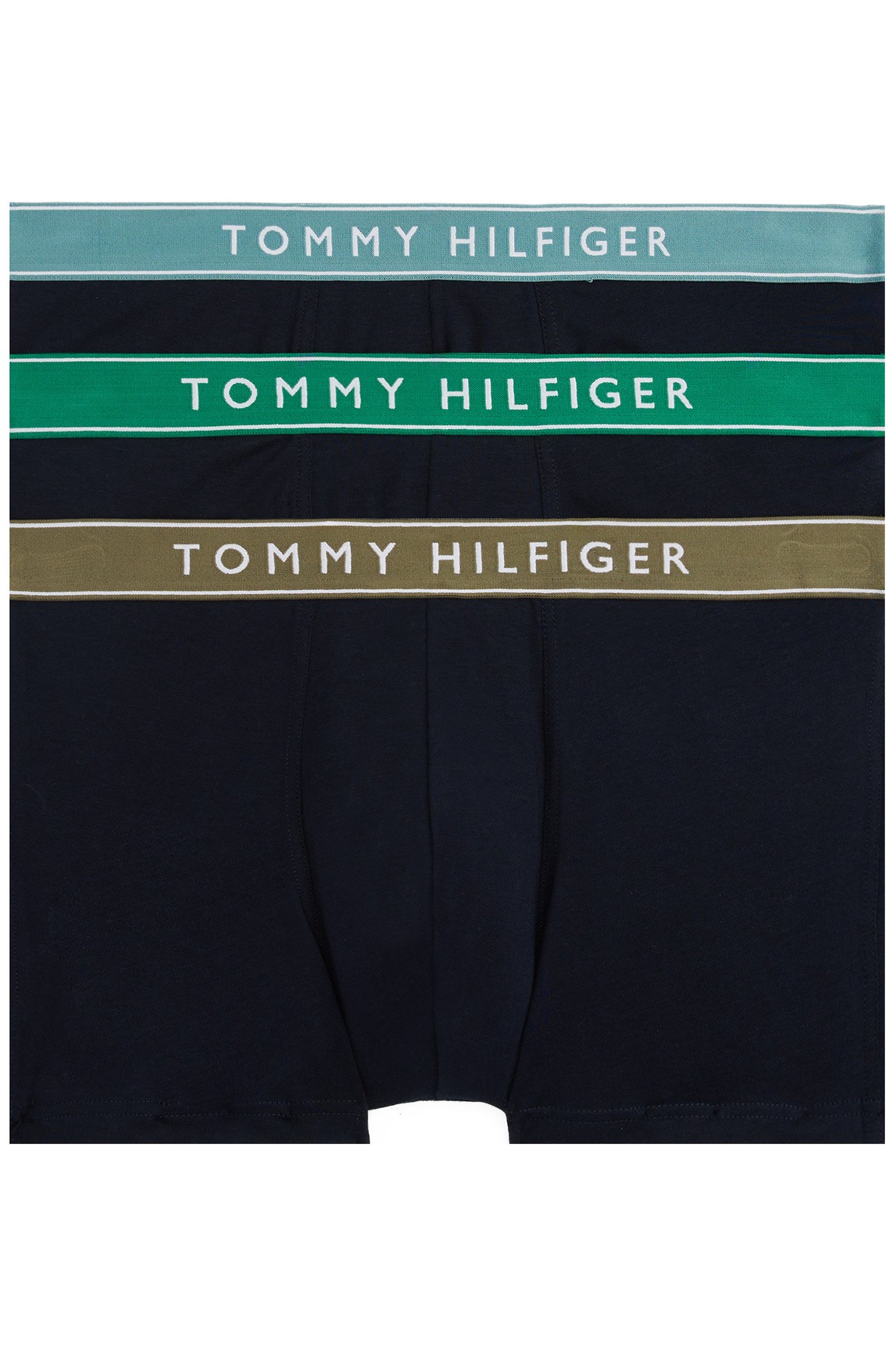 3P TRUNK WB UNT OLV/NVUE GRN/GRVTY GRN by Tommy Hilfiger