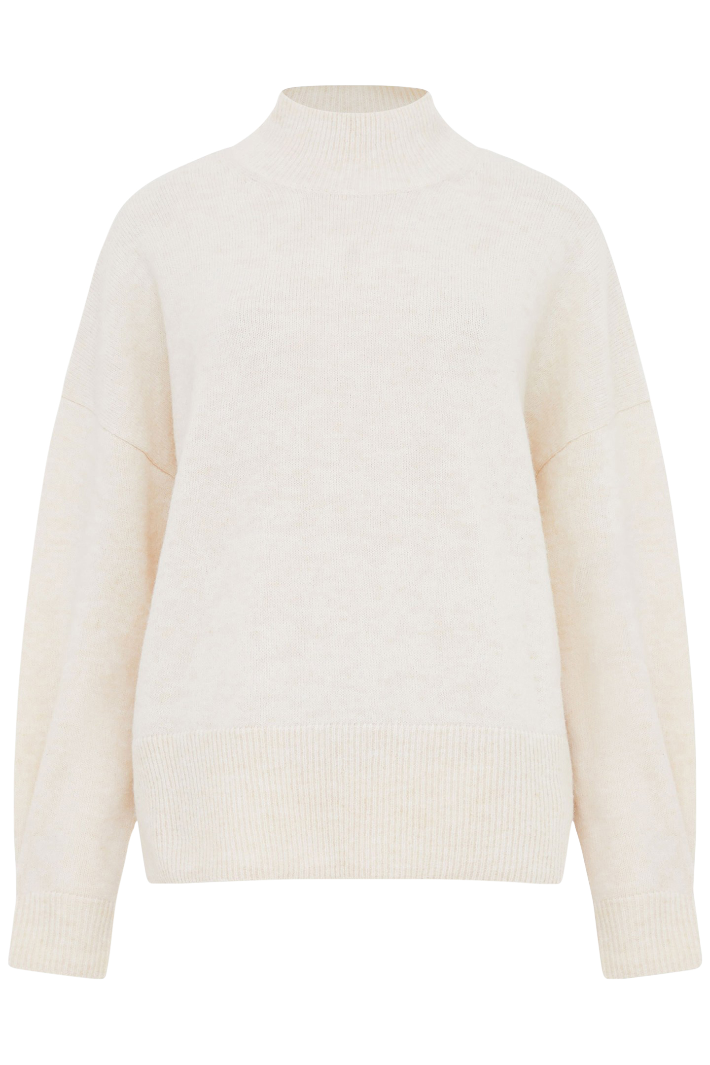 KEZIA PEARL CUFF DETAIL JUMPER CLASSIC CREAM 3