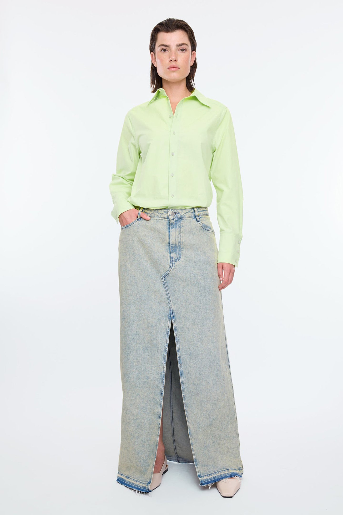 TINDED LONG SKIRT PROEF HEAVY TINTED by Vanilia
