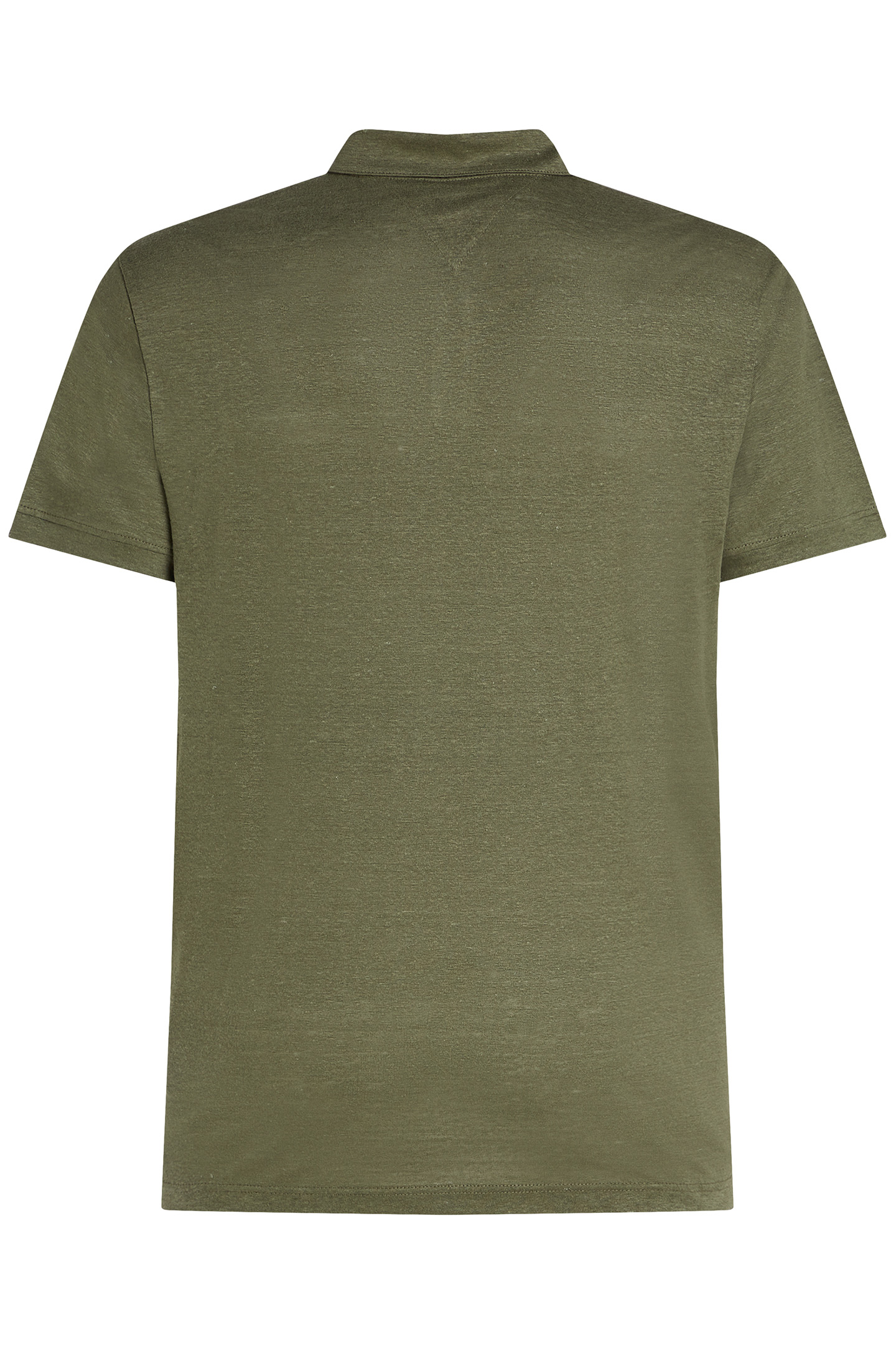 PURE LINEN SHORT SLEEVE POLO SHIRT, NORMAL FIT, BATTLE GREEN 5