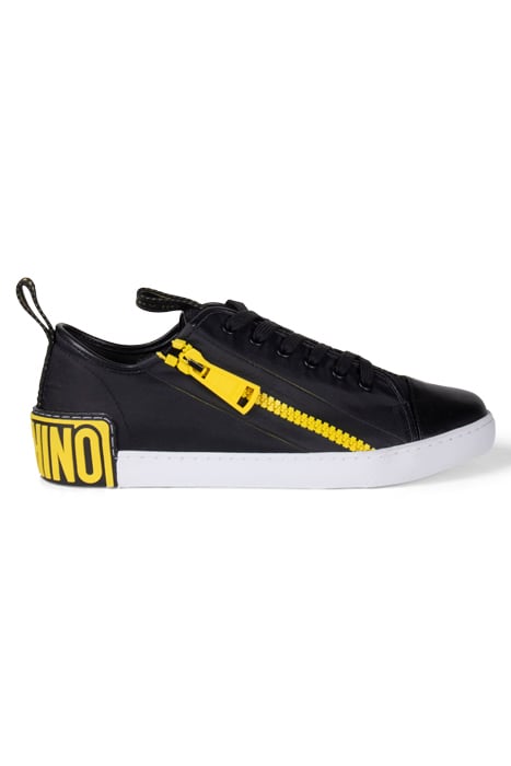 SNEAKERU.VULC25 MIX NERO+GIALLO by Moschino