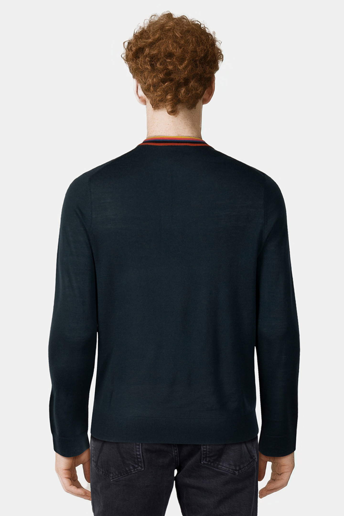 SWEATER CREW NECK PETROL GREEN 2
