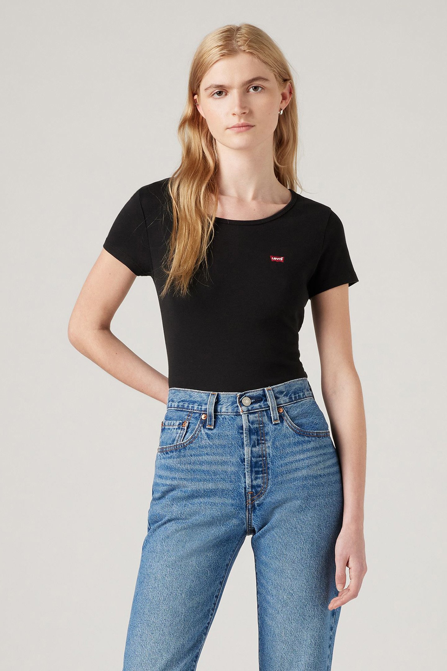 2PACK CREWNECK TEE 2 PACK TEE MINERAL BLACK by Levi's