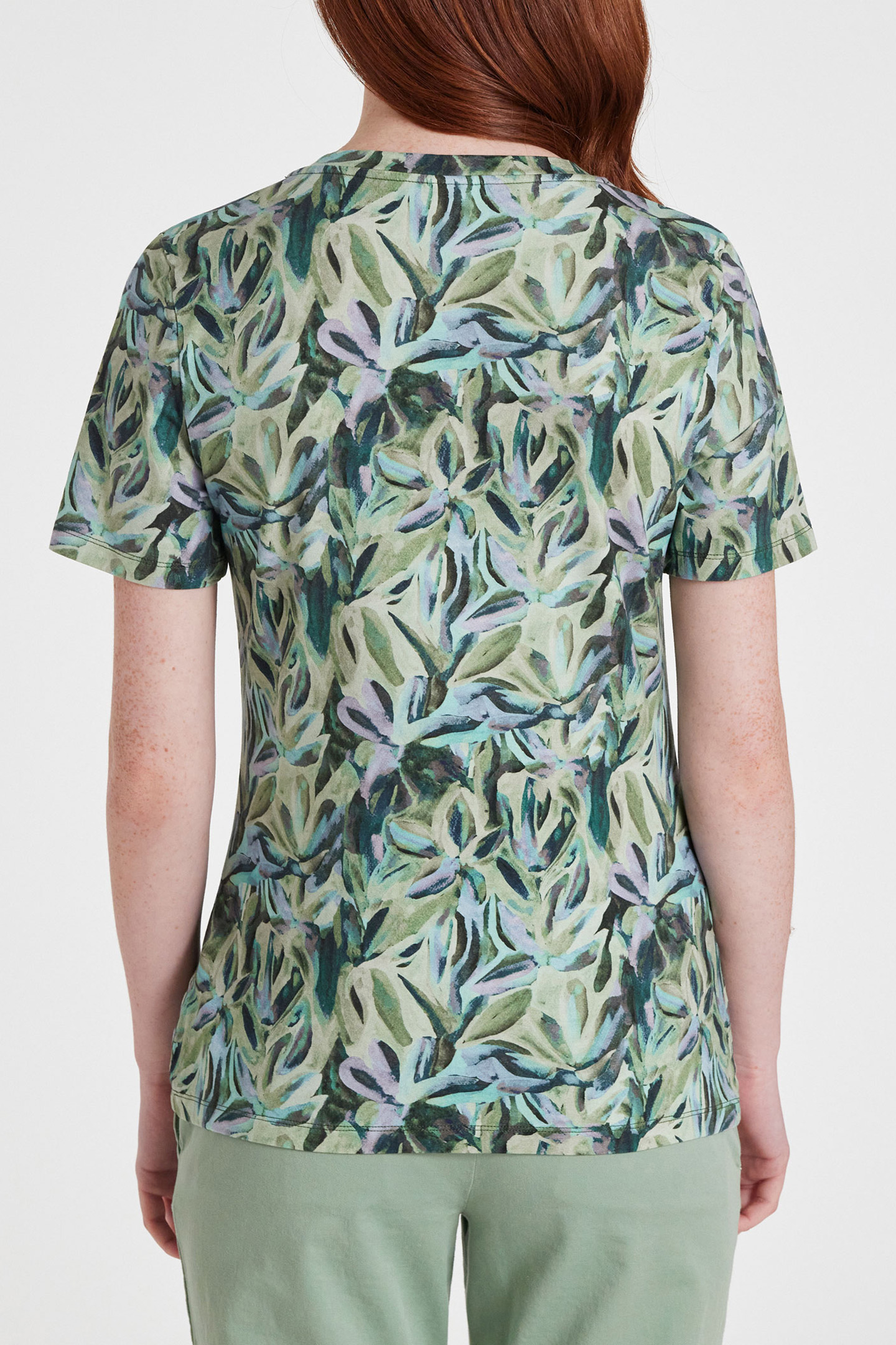 WOMENS STARGAZING TOP EMERALD GREEN 2