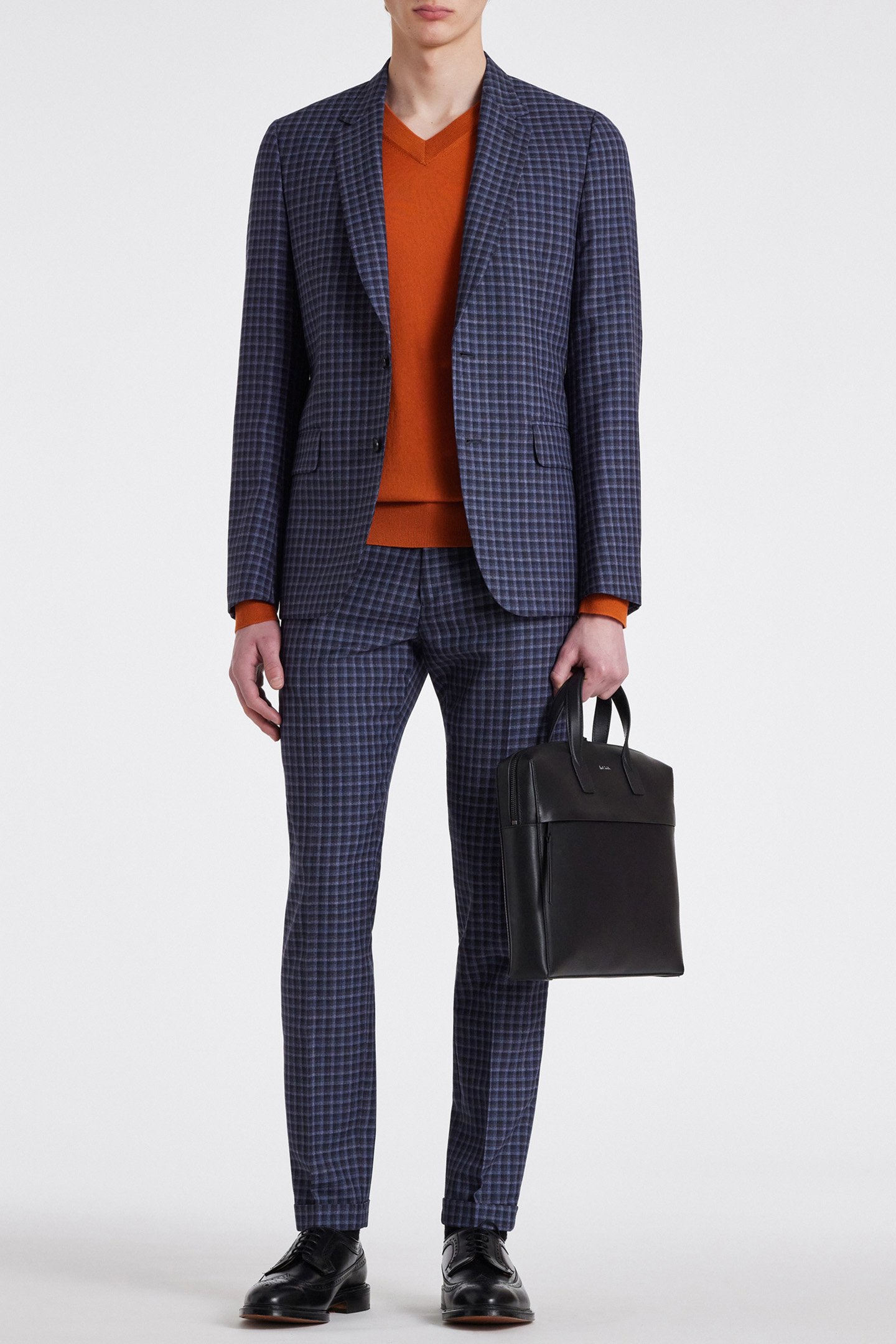 MENS TAILORED FIT 2 BTN JACKET NAVY 3