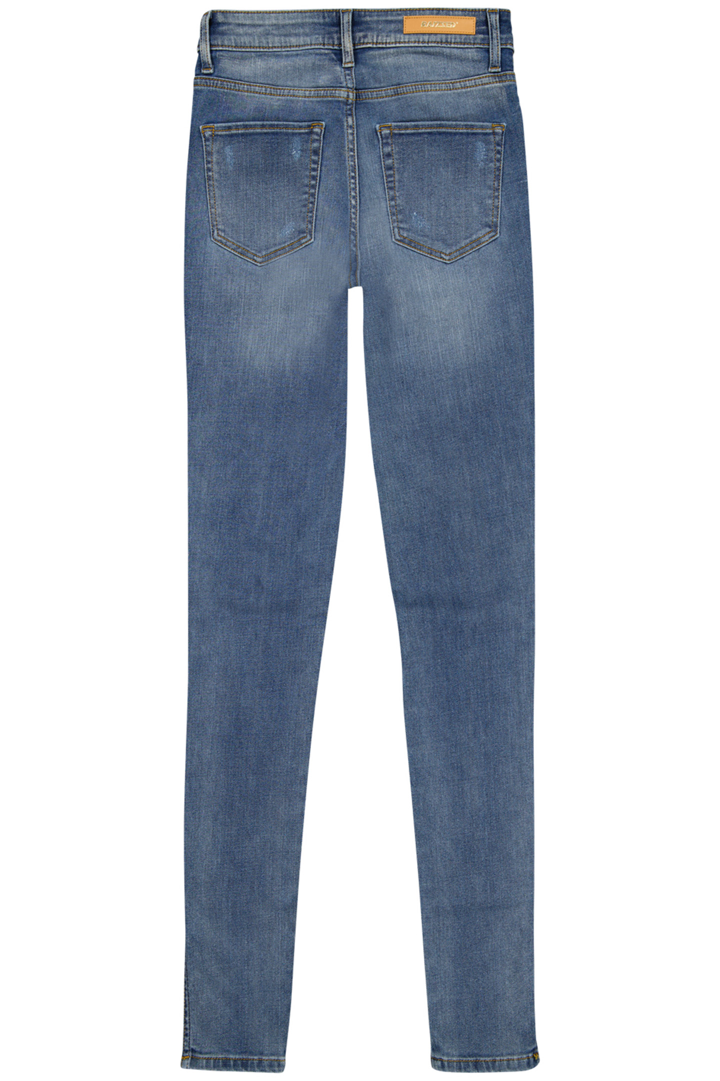 BLOSSOM SPLIT JEANS MID BLUE STONE 2