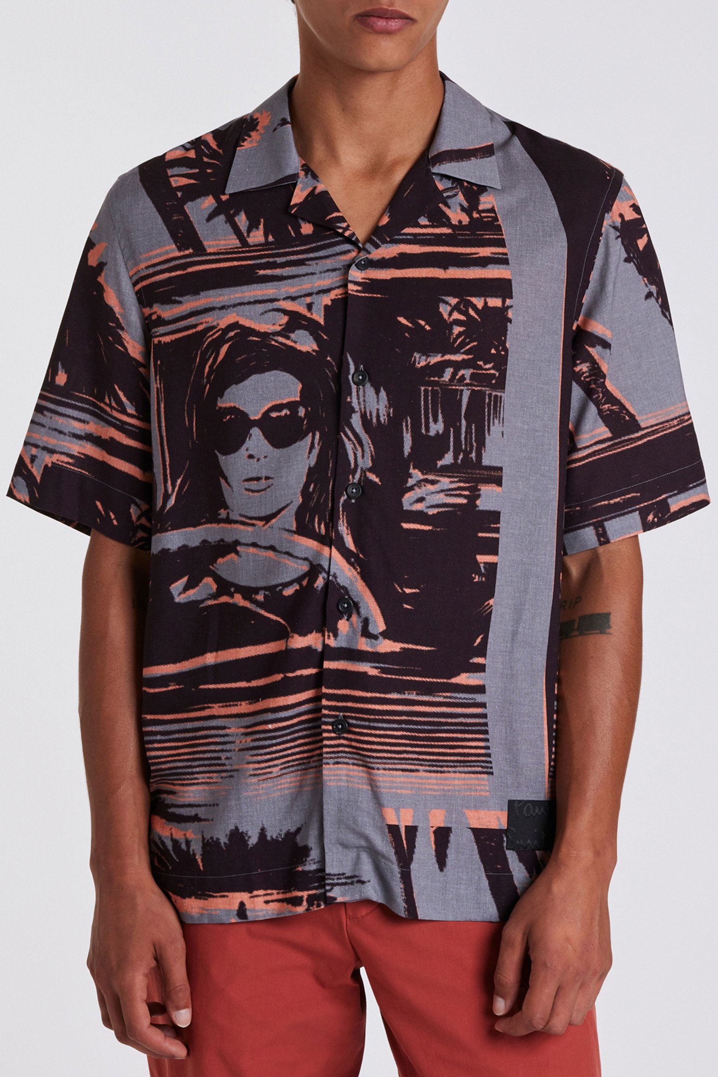 GENTS S/S TAILORED SHIRT MAUVE 1