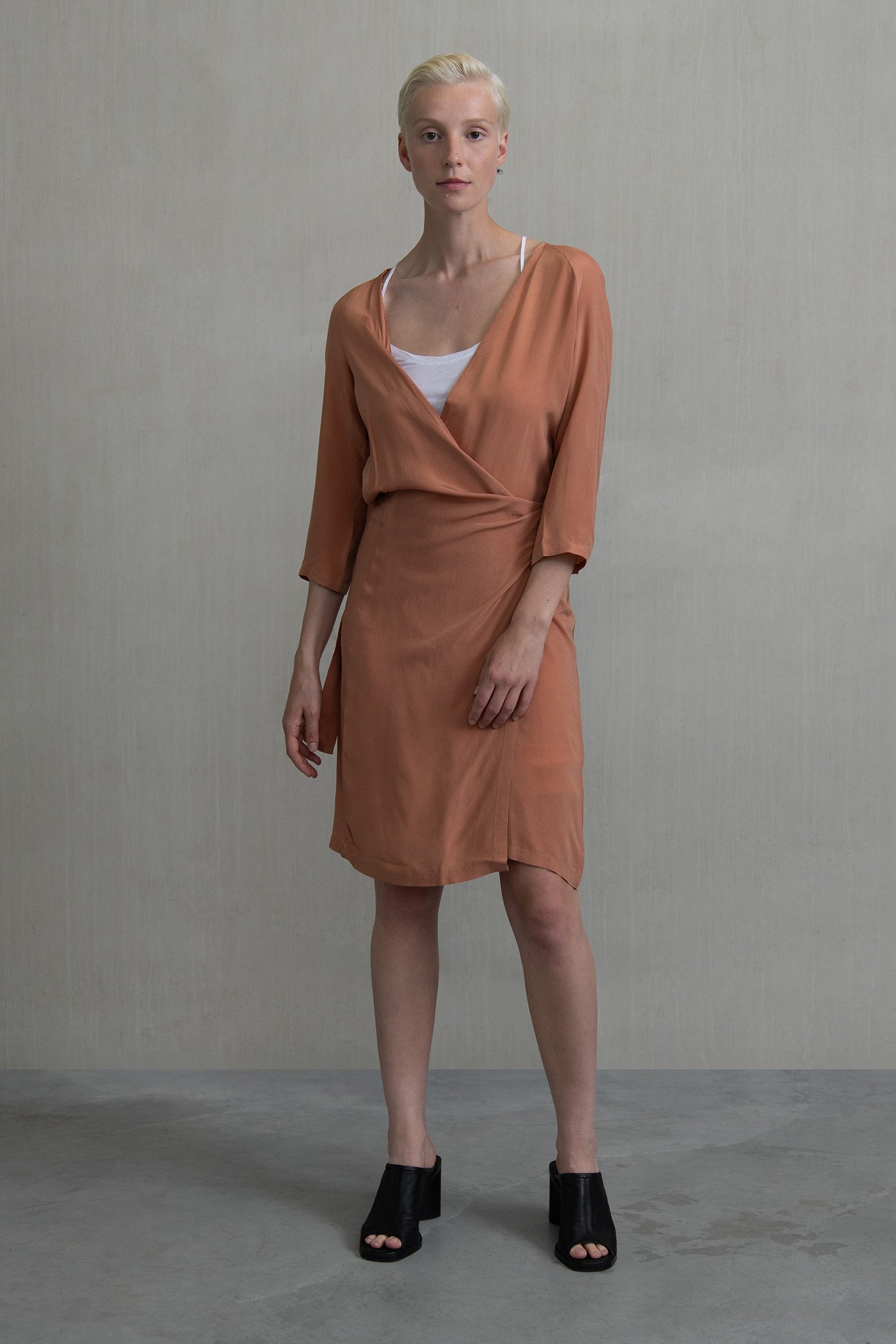 RILEY D DRESS RUST by Humanoid