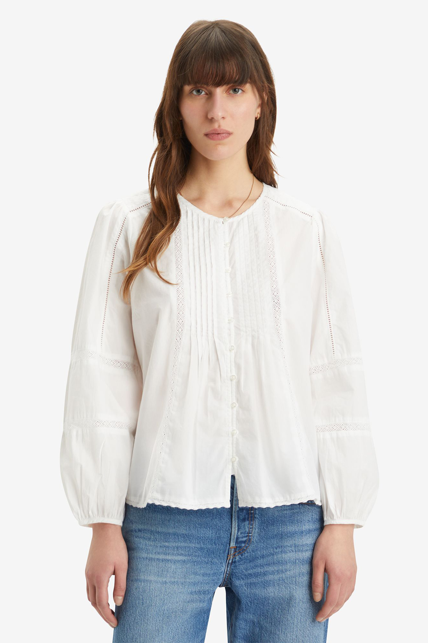 ALIYAH LS BLOUSE BRIGHT WHITE 1
