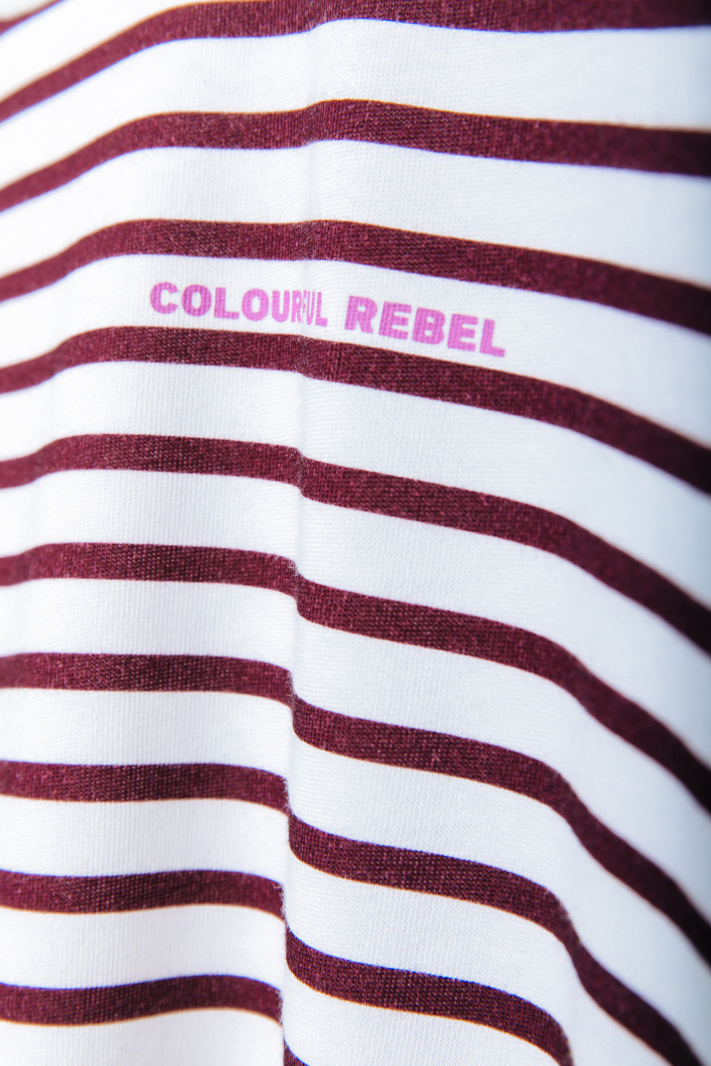 MOTHER EARTH STRIPE LONGSLEEVE TEE PORT RED 3