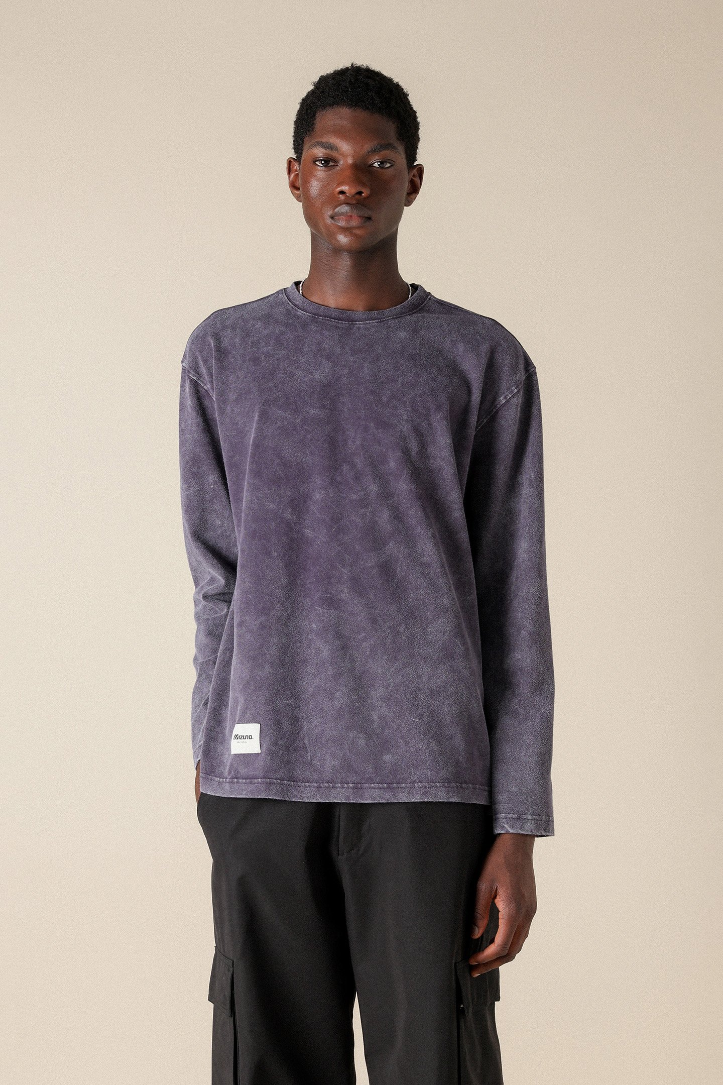 UNISEX SL LONG SLEEVE T-SHIRT PURPLE by Mizuno
