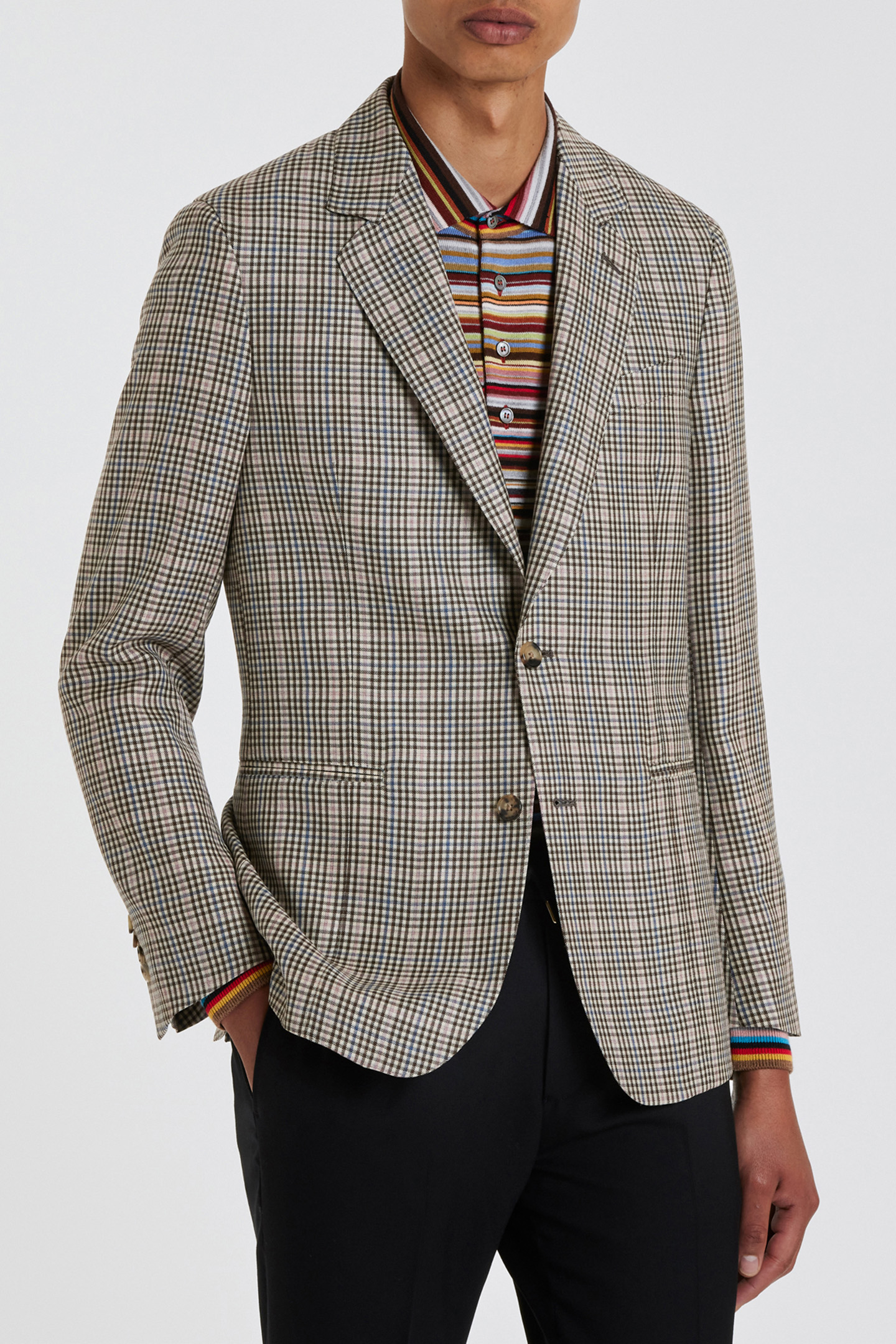 GENTS 2BTN JACKET PINK 1