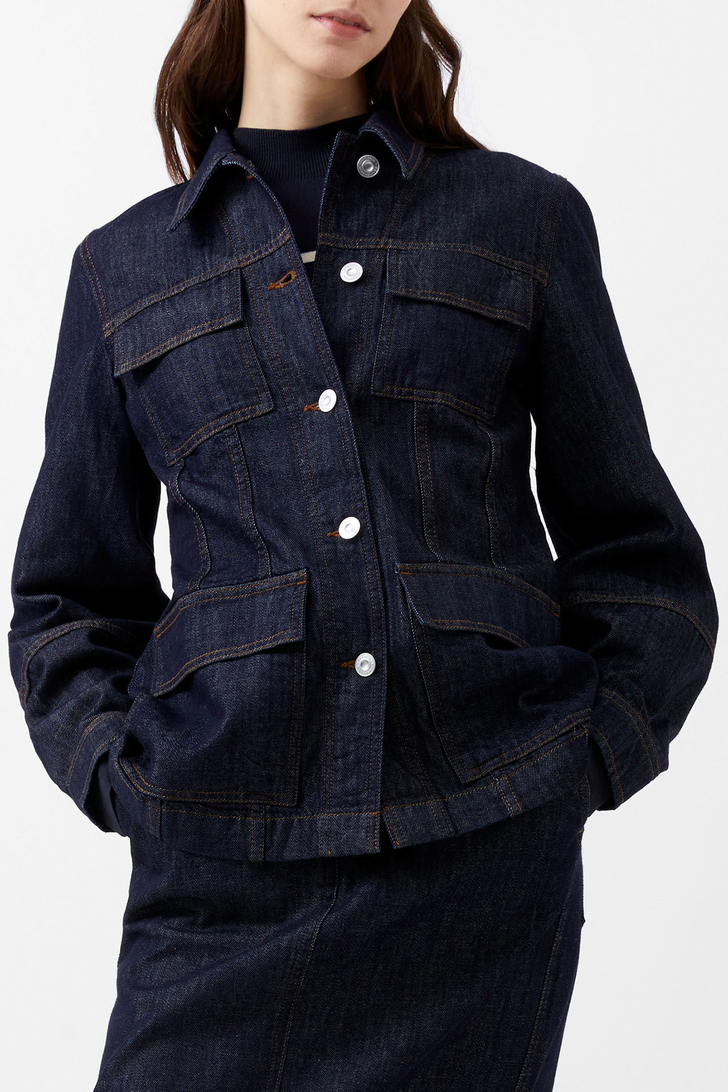 FINLEY DENIM JACKET INDIGO by French Connection