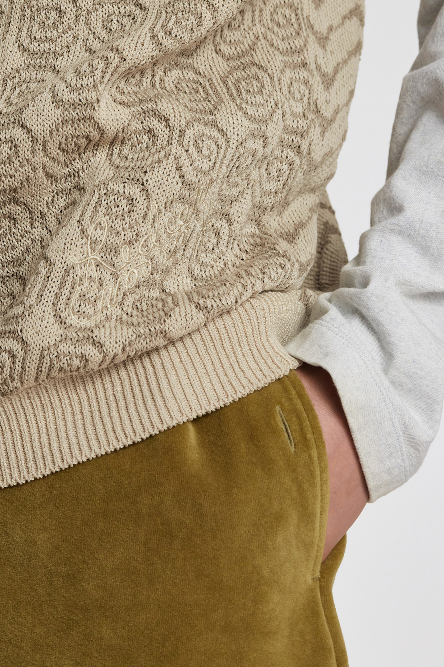 MENS ECRU VEST OFF WHITE 5