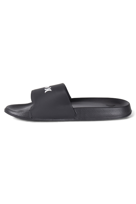 1PK MENS WORDMARK SLIDE BLACK / WHITE 3