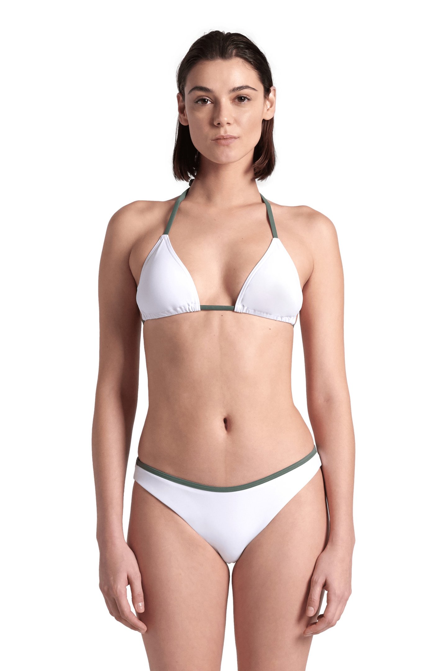 WOMEN'S ARENA PRO_FILE STRING BIKINI TRI WHITE-SAGE by Arena