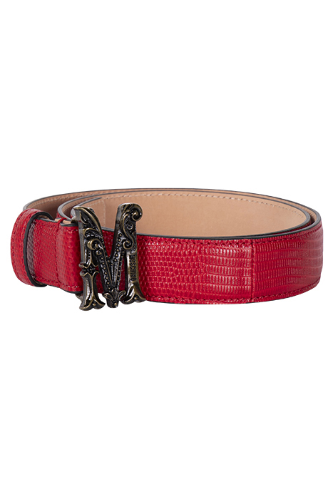 BAROQUE M BELT WITH TEJUS PRINT RED 2
