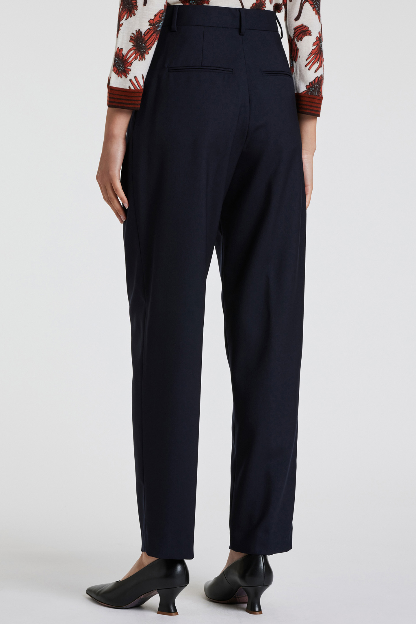 WOMENS TROUSERS VERY DARK NAVY 2