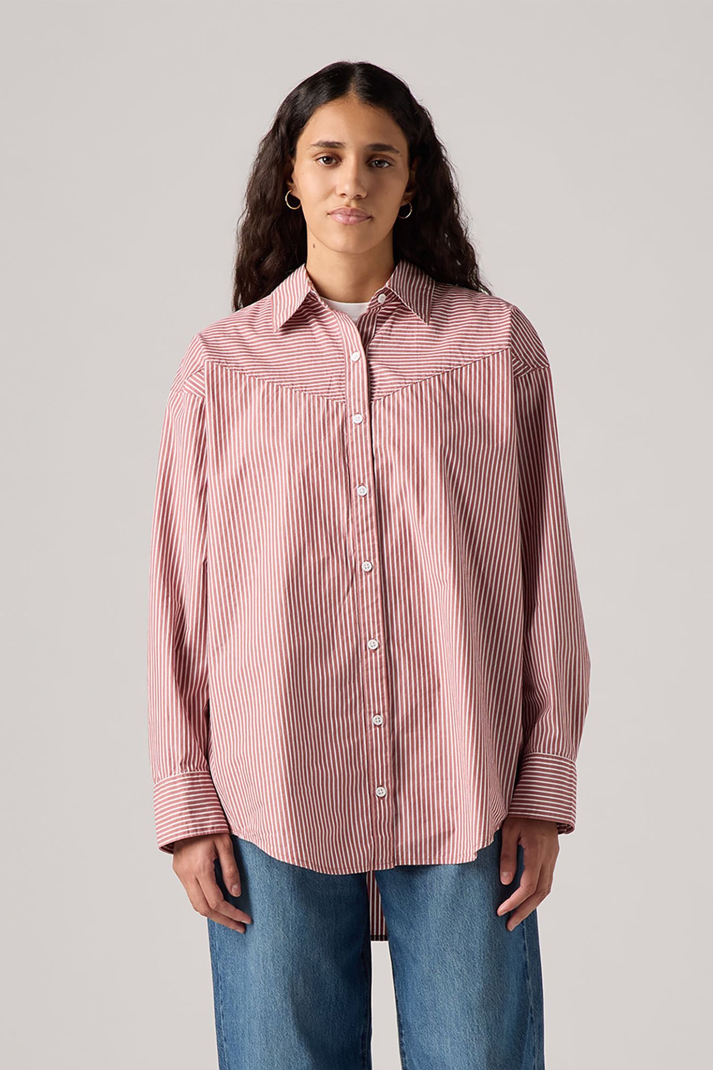 PIECED LOLA SHIRT REYNALDA STRIPE MARSAL 1