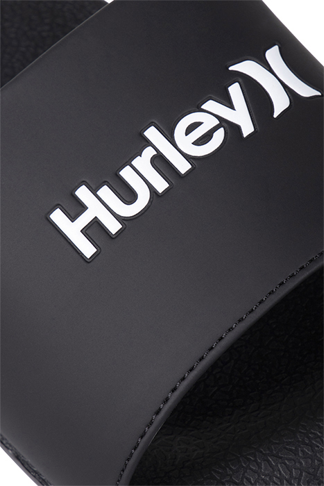 1PK MENS WORDMARK SLIDE BLACK / WHITE 4