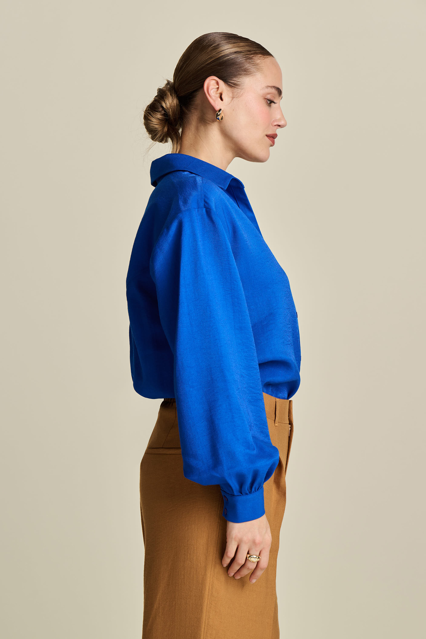 BLOUSE - VIOLET SHIMMER BLUE 4