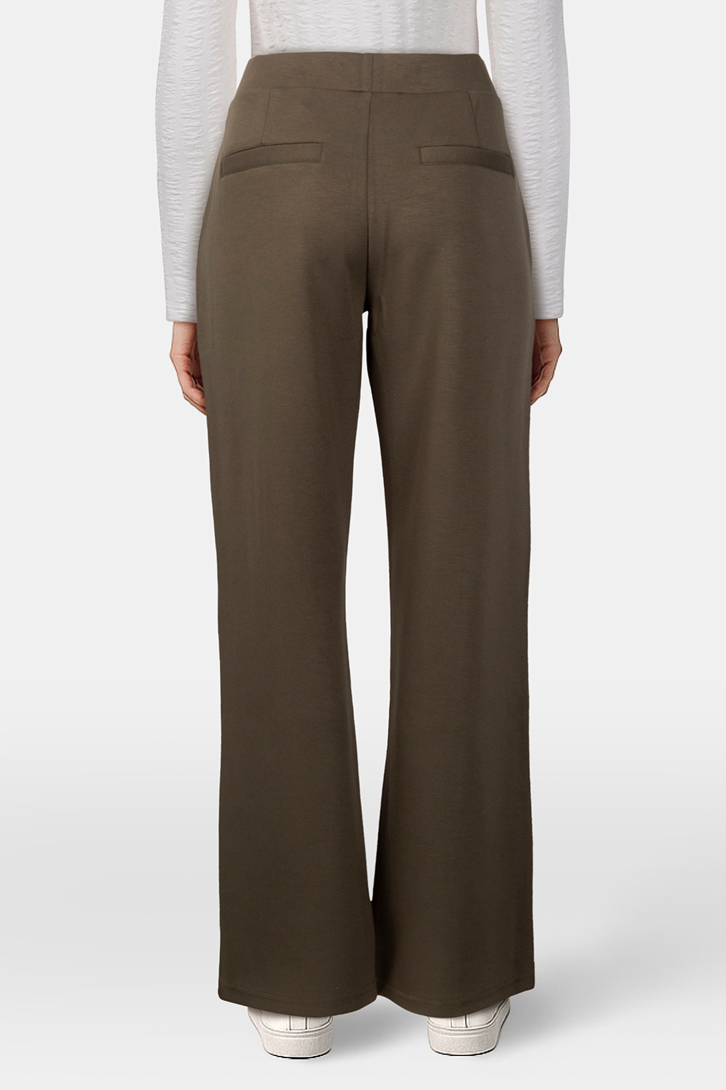 PANTS WIDE LEG SAILOR DETAILS OLIVE 2