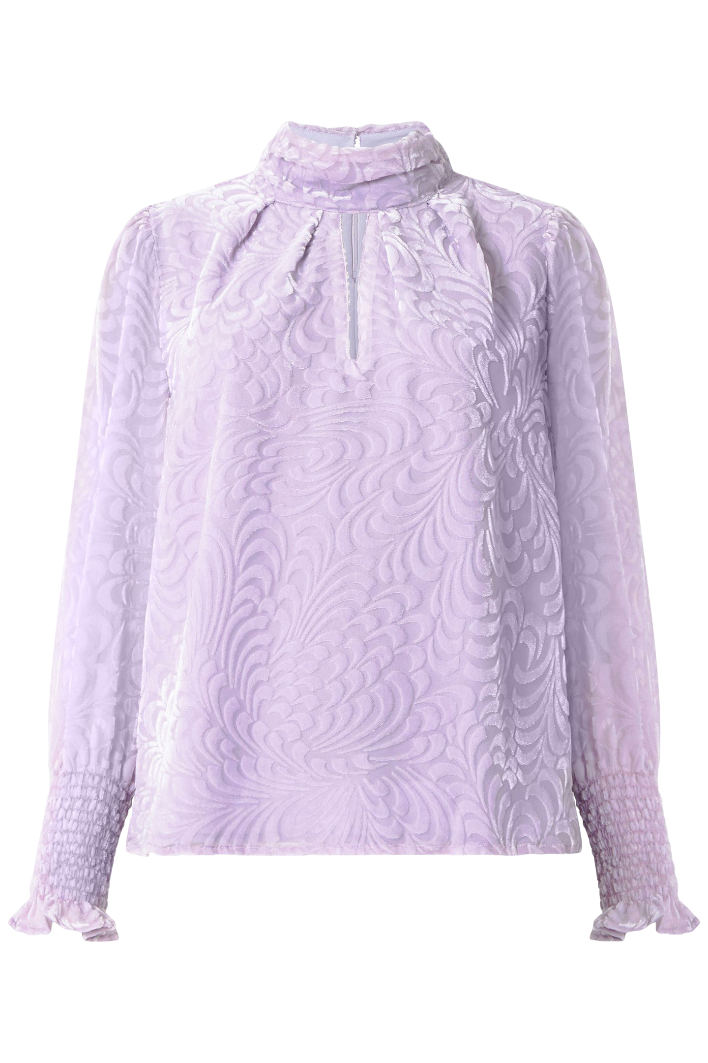 DIA DEVORE LS HIGH NK TOP ORCHID PETAL 3