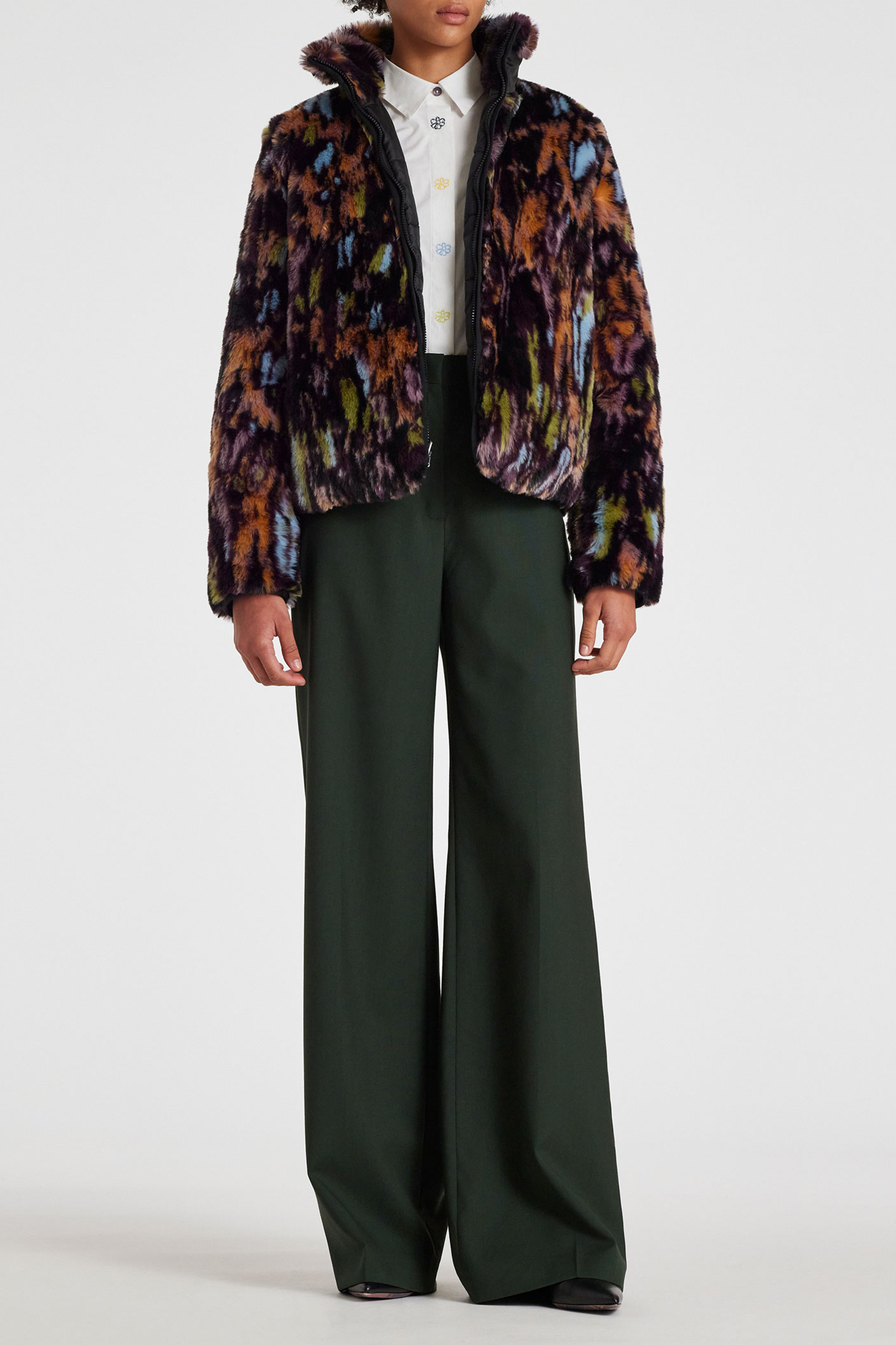 WOMENS TROUSER VERY DARK GREEN 3