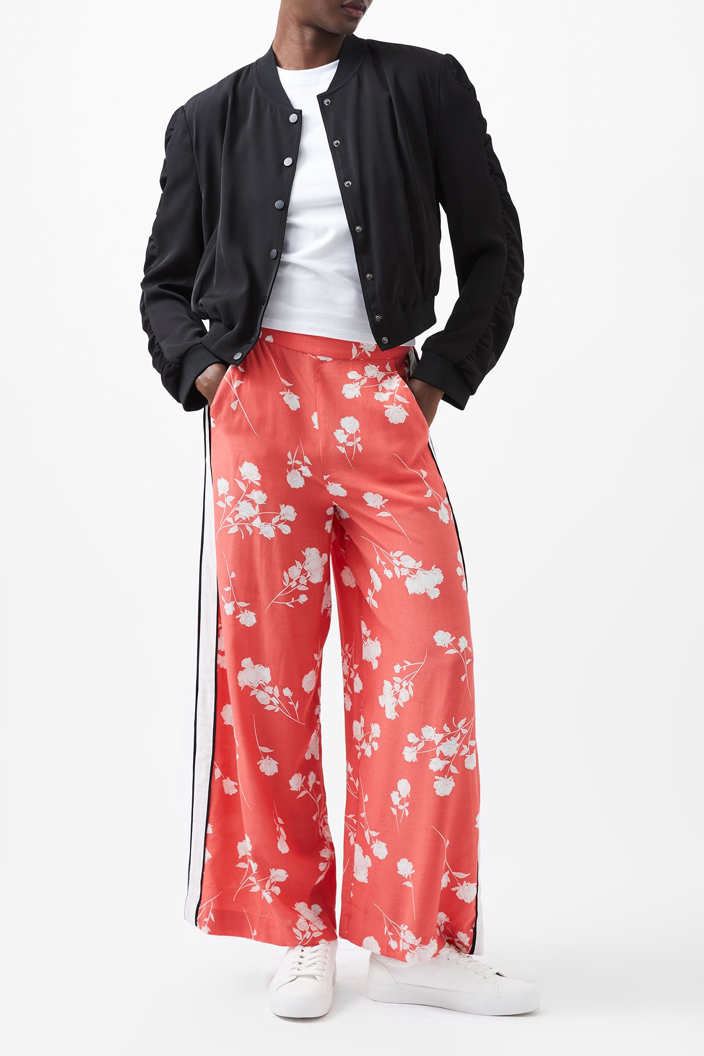 HARRIE SUITING BOMBER JACKET BLACKOUT by French Connection